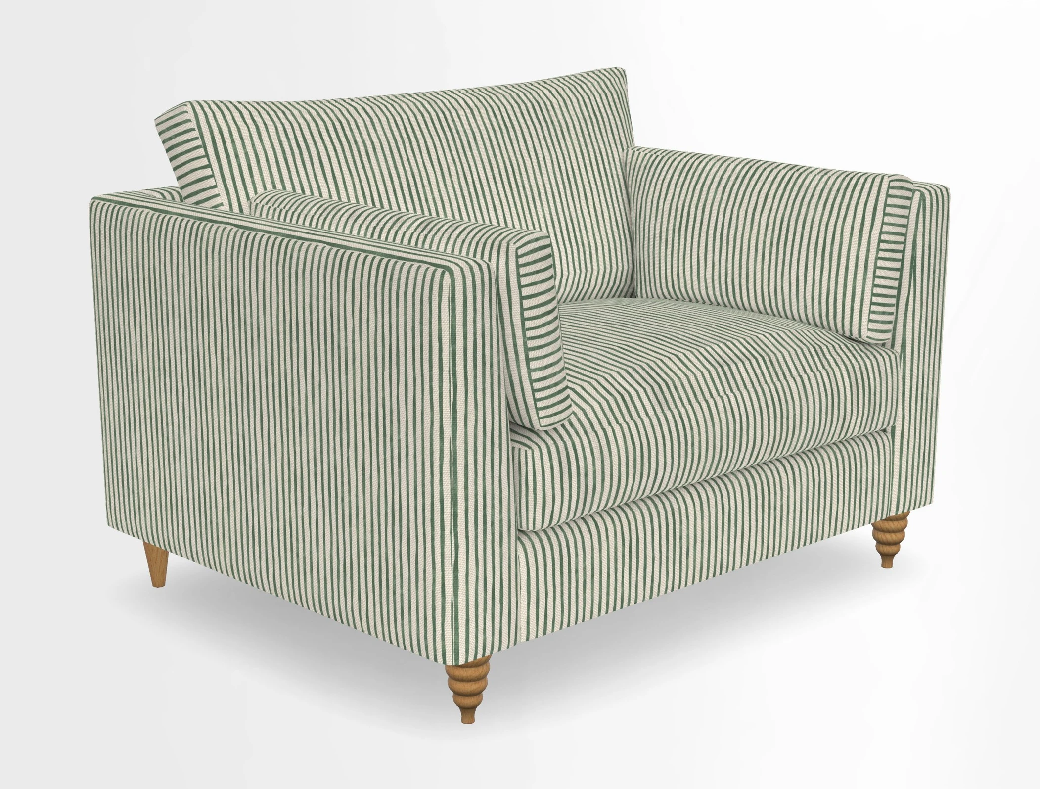 Saltdean snuggler in Linwood Tango Velvet Rosewood