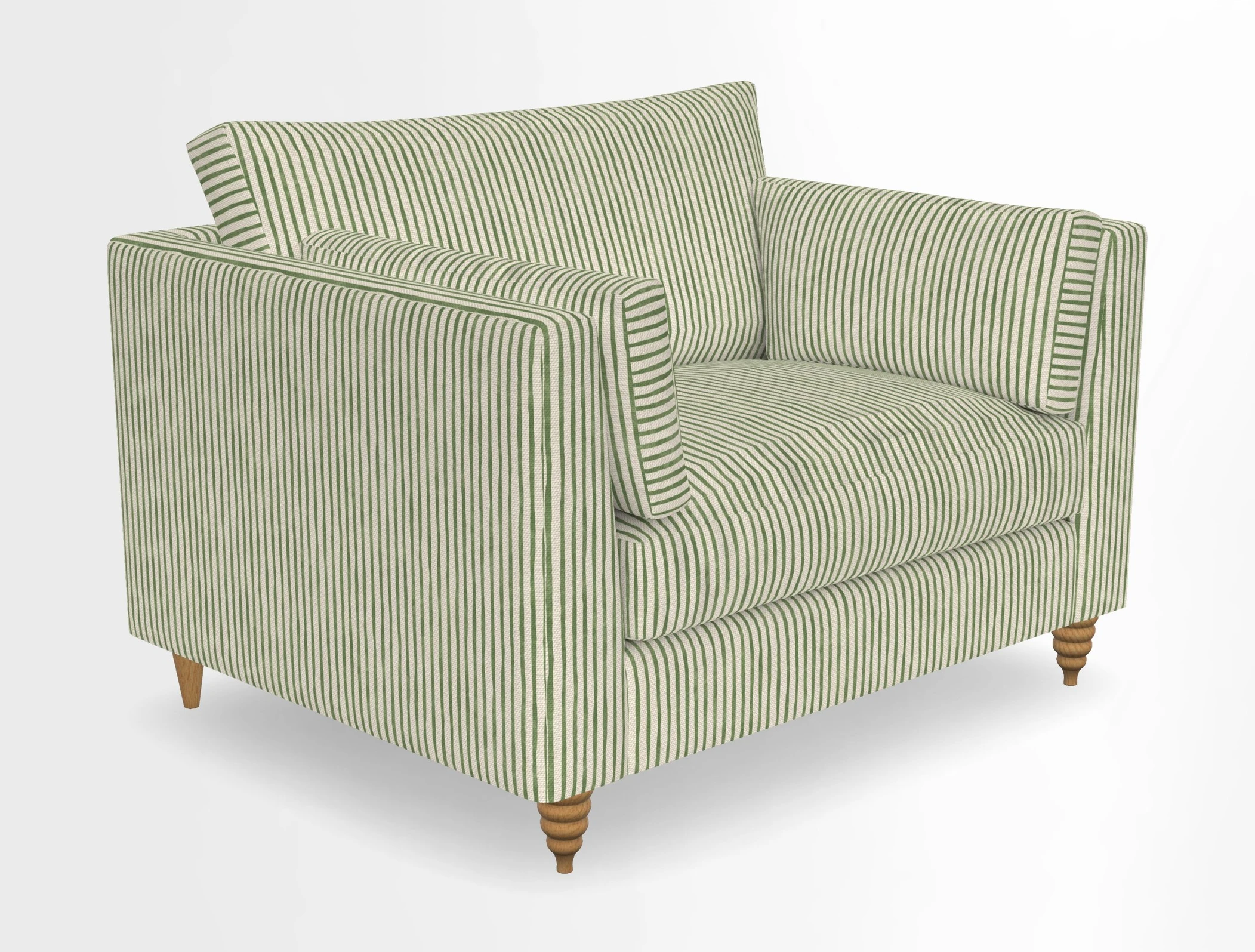 Saltdean snuggler in Linwood Tango Velvet Rosewood