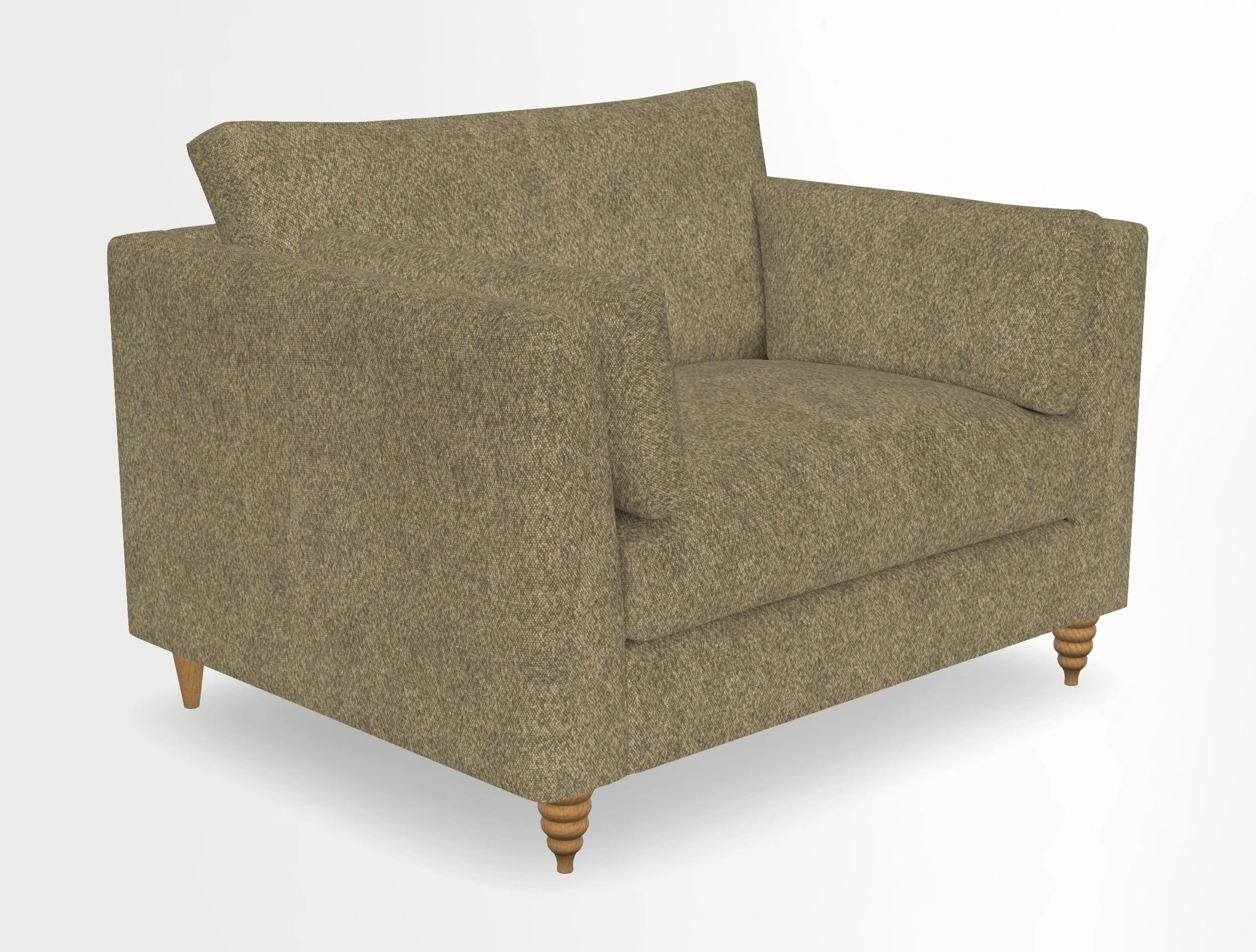 Saltdean snuggler in Linwood Tango Velvet Rosewood
