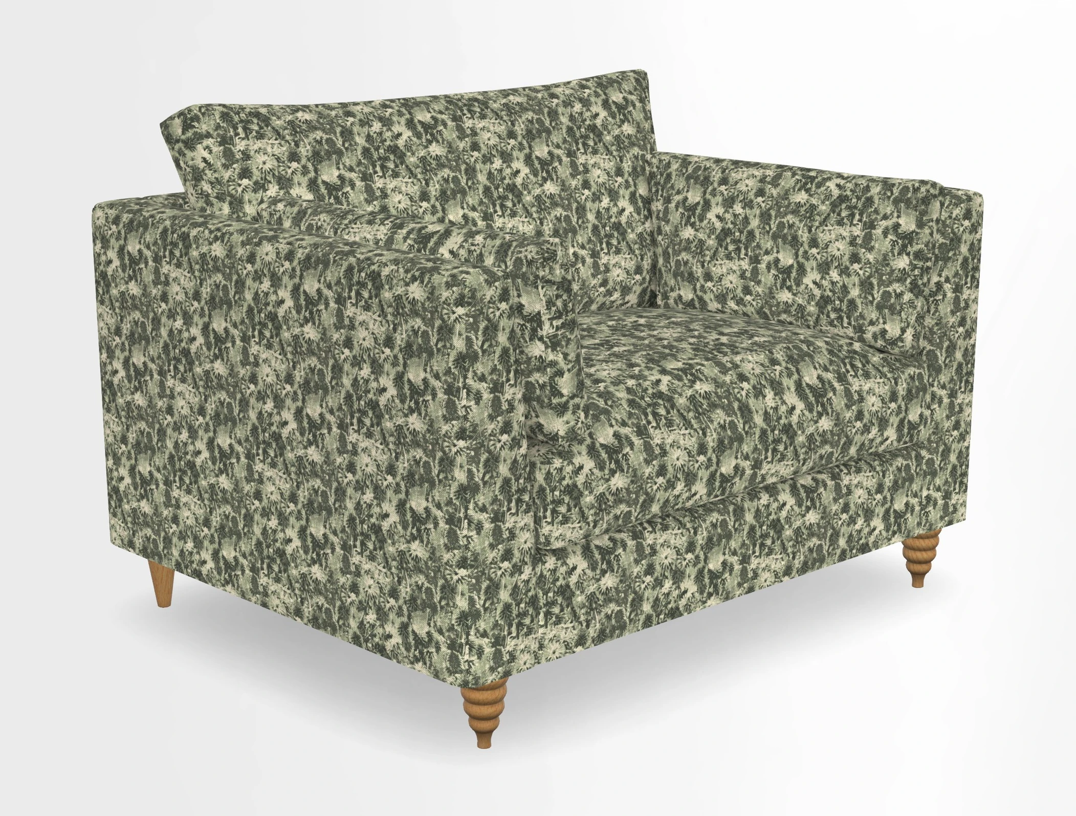Saltdean snuggler in Linwood Tango Velvet Rosewood