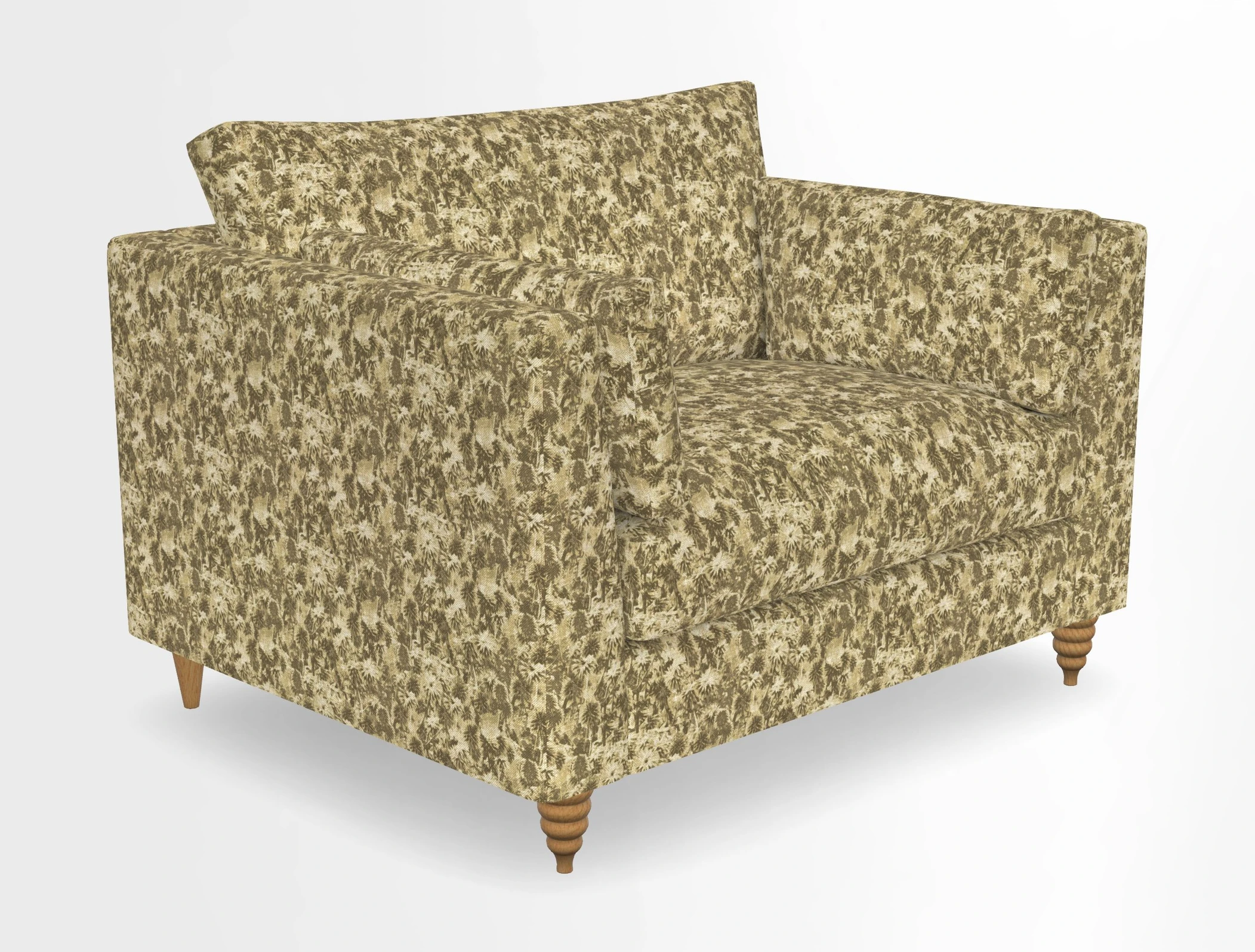Saltdean snuggler in Linwood Tango Velvet Rosewood