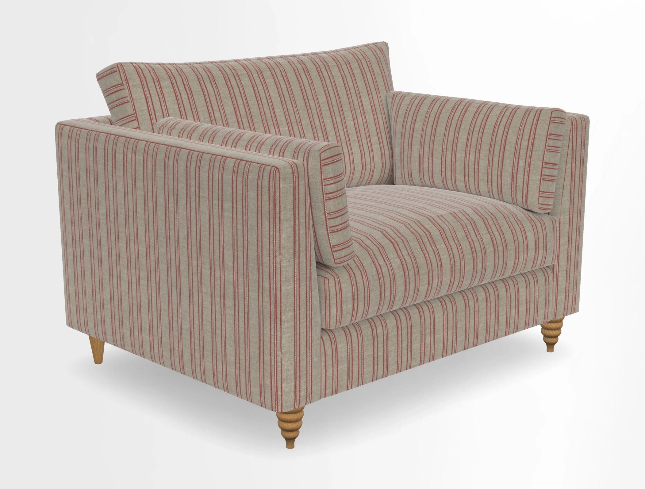 Saltdean snuggler in Linwood Tango Velvet Rosewood