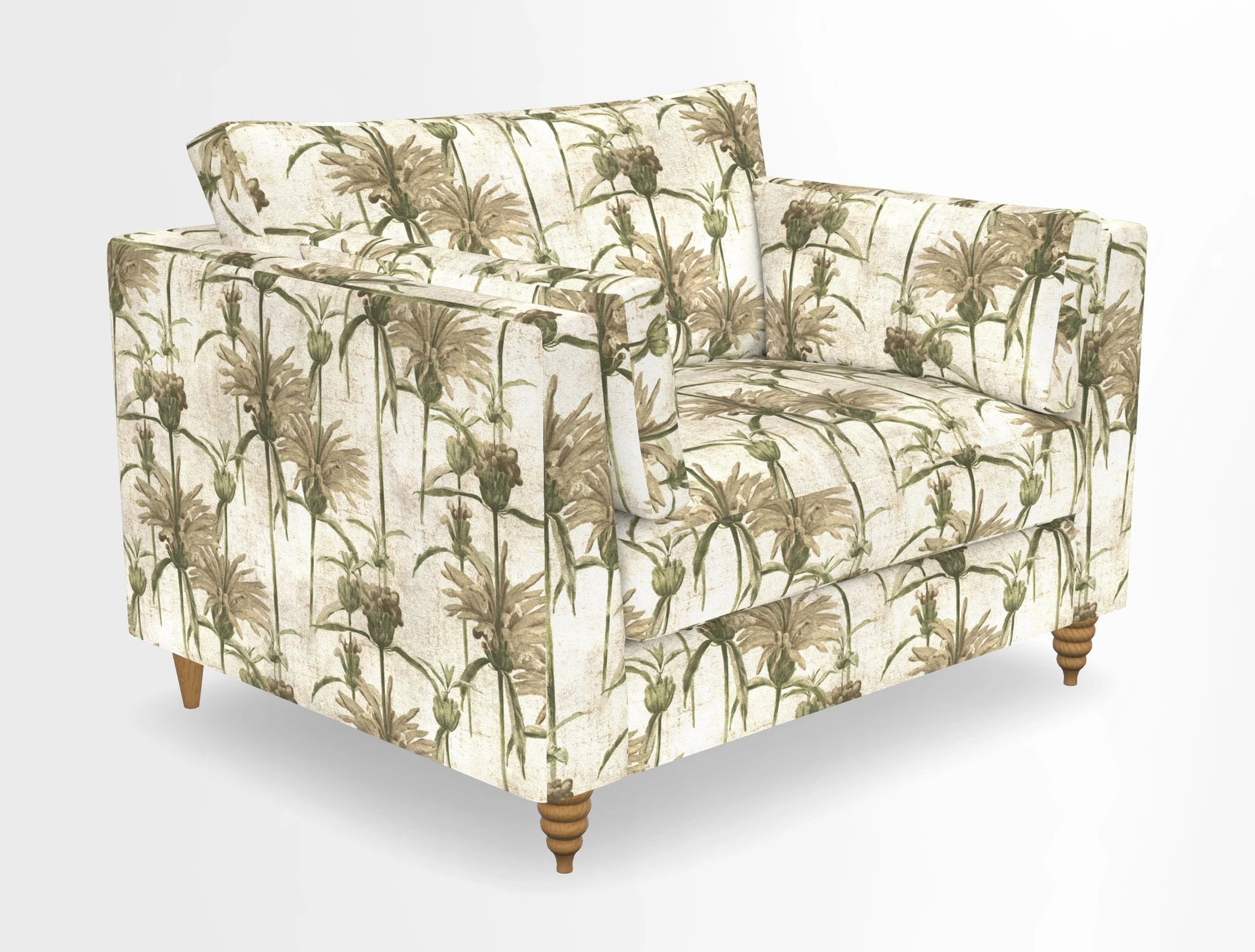 Saltdean snuggler in Linwood Tango Velvet Rosewood