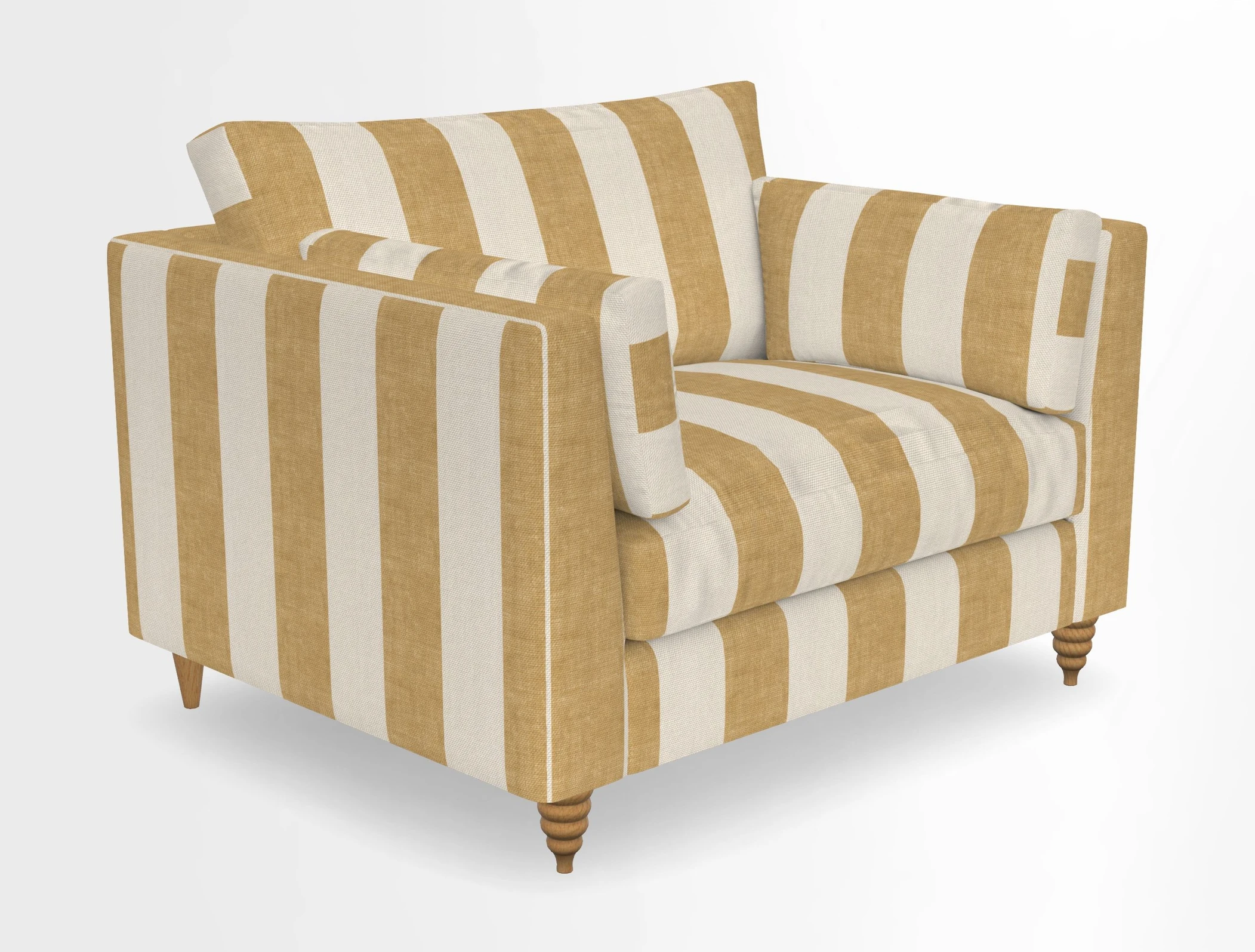 Saltdean snuggler in Linwood Tango Velvet Rosewood