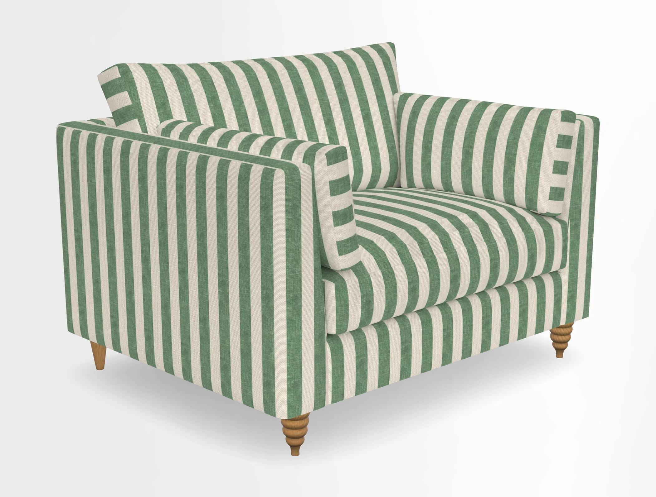 Saltdean snuggler in Linwood Tango Velvet Rosewood