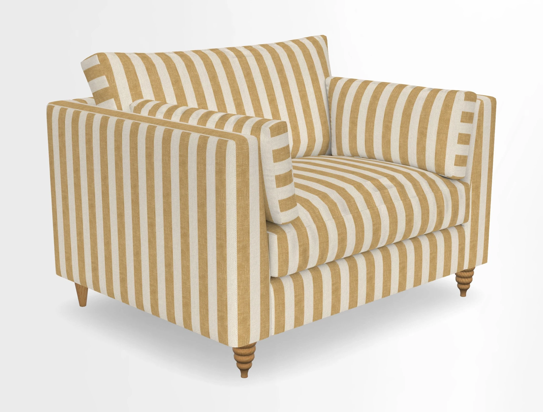 Saltdean snuggler in Linwood Tango Velvet Rosewood