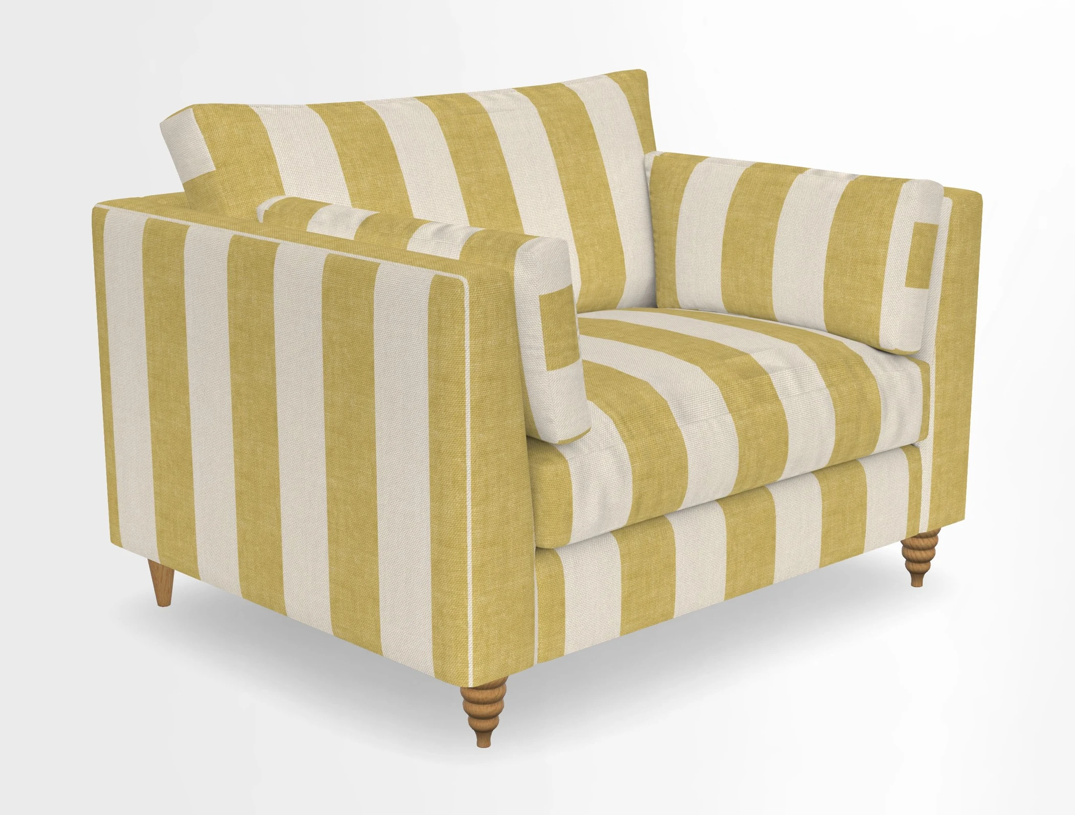 Saltdean snuggler in Linwood Tango Velvet Rosewood