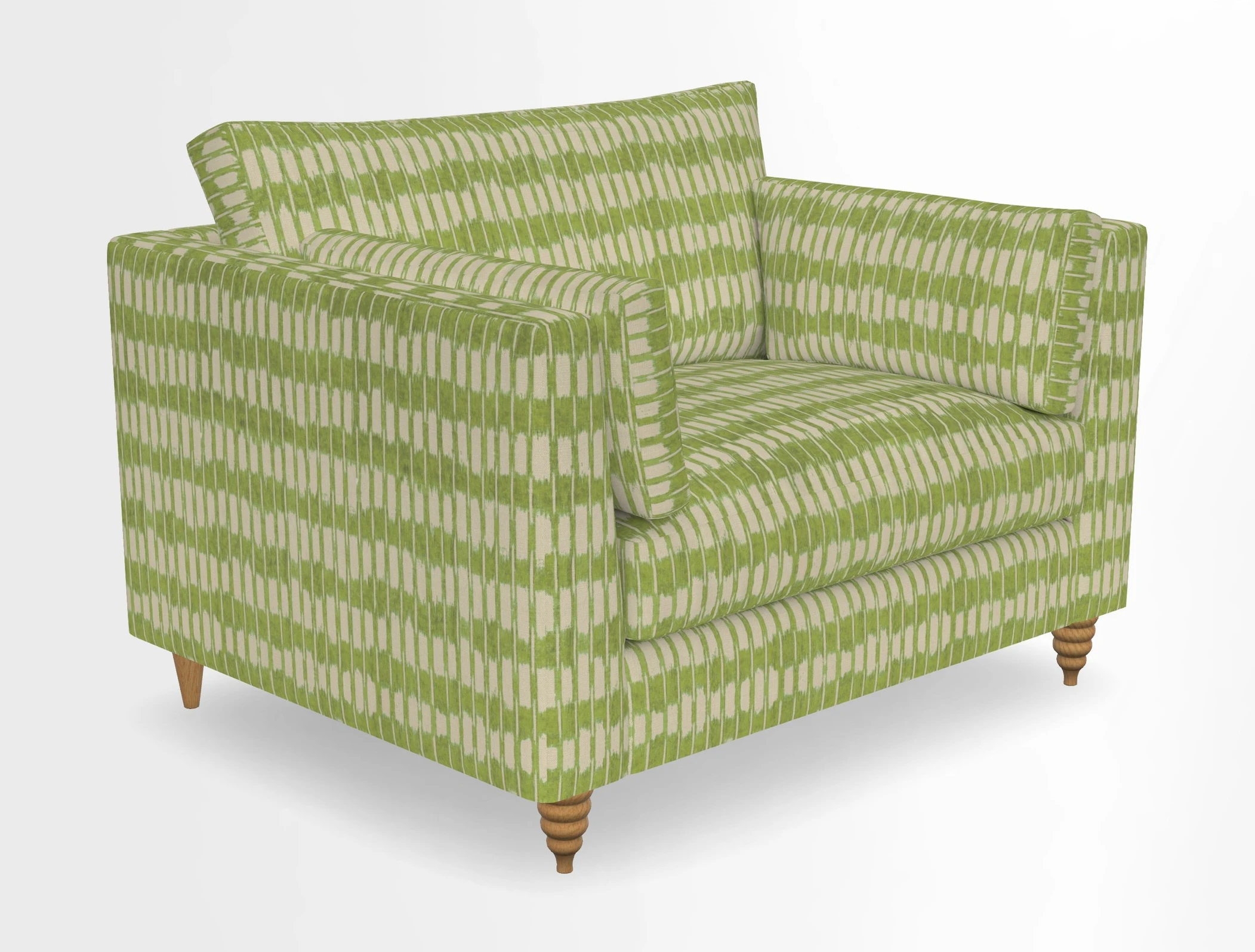 Saltdean snuggler in Linwood Tango Velvet Rosewood