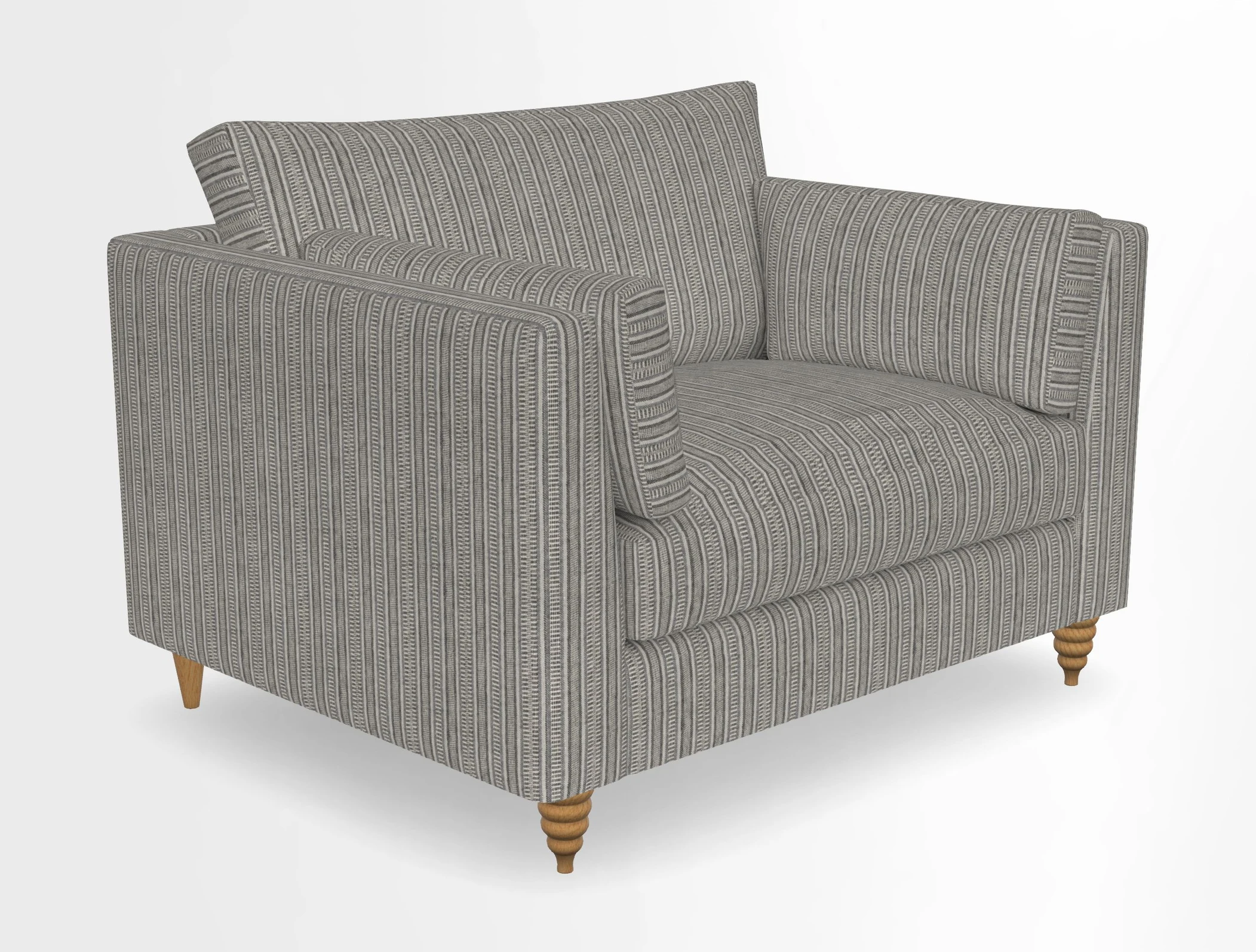 Saltdean snuggler in Linwood Tango Velvet Rosewood