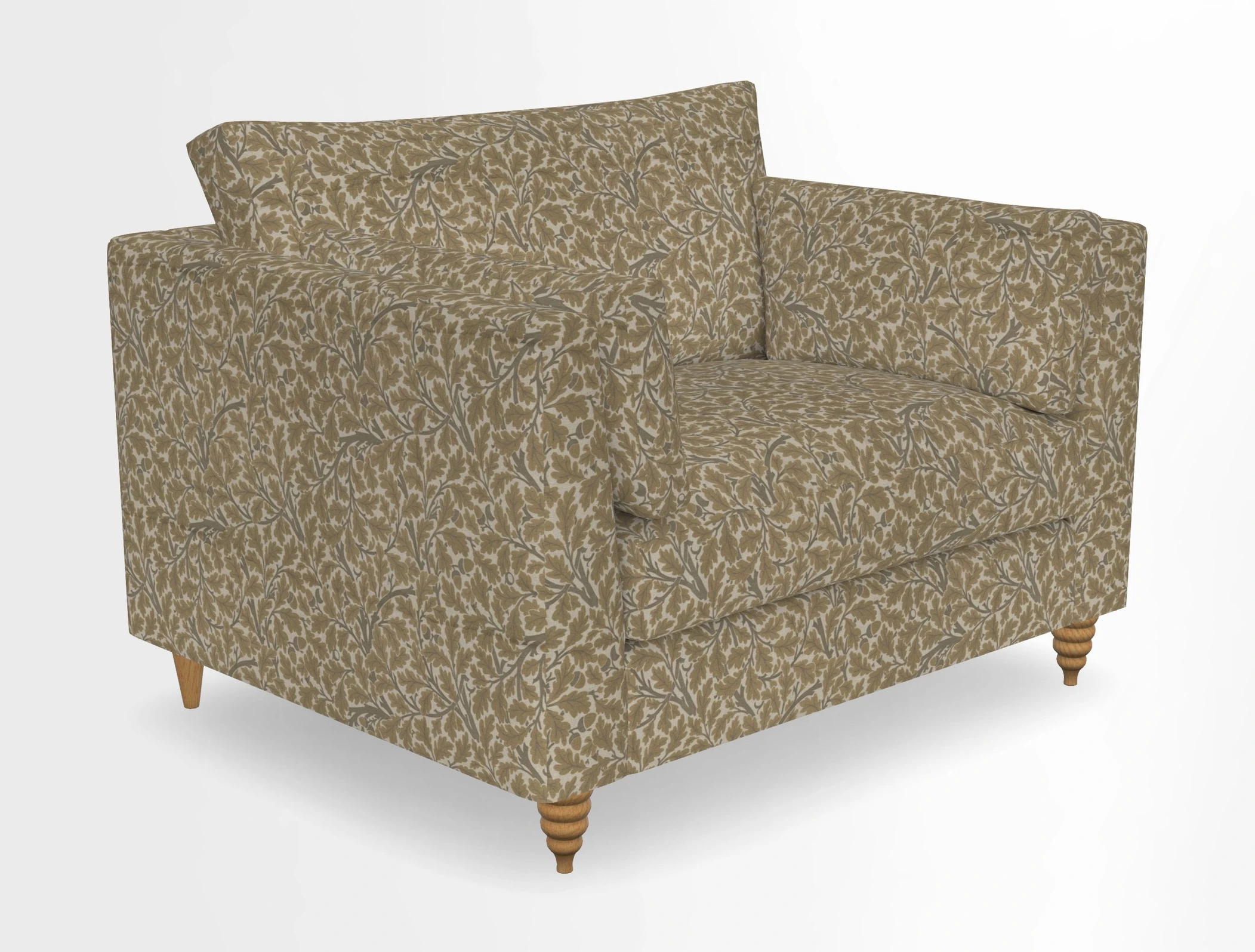 Saltdean snuggler in Linwood Tango Velvet Rosewood