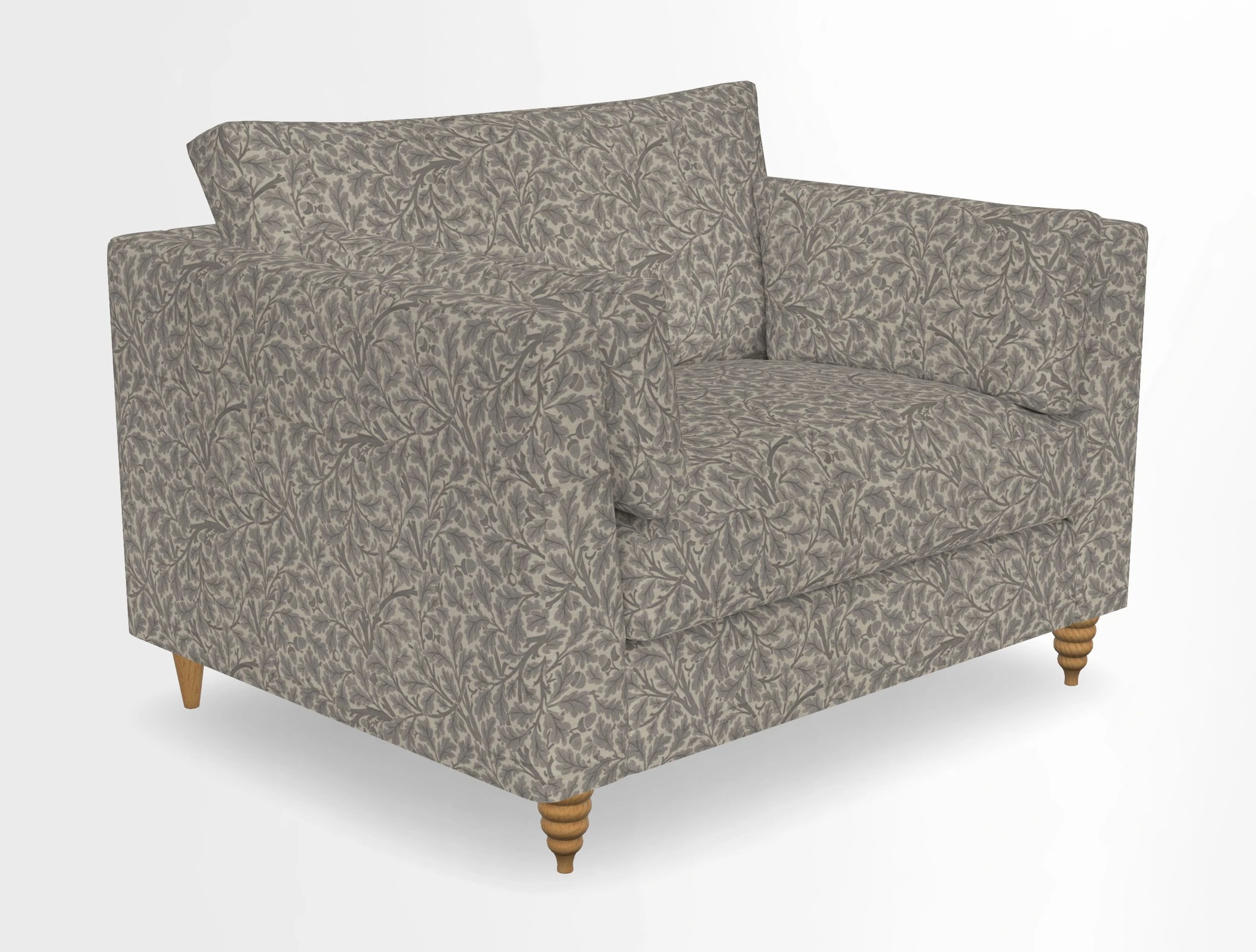 Saltdean snuggler in Linwood Tango Velvet Rosewood