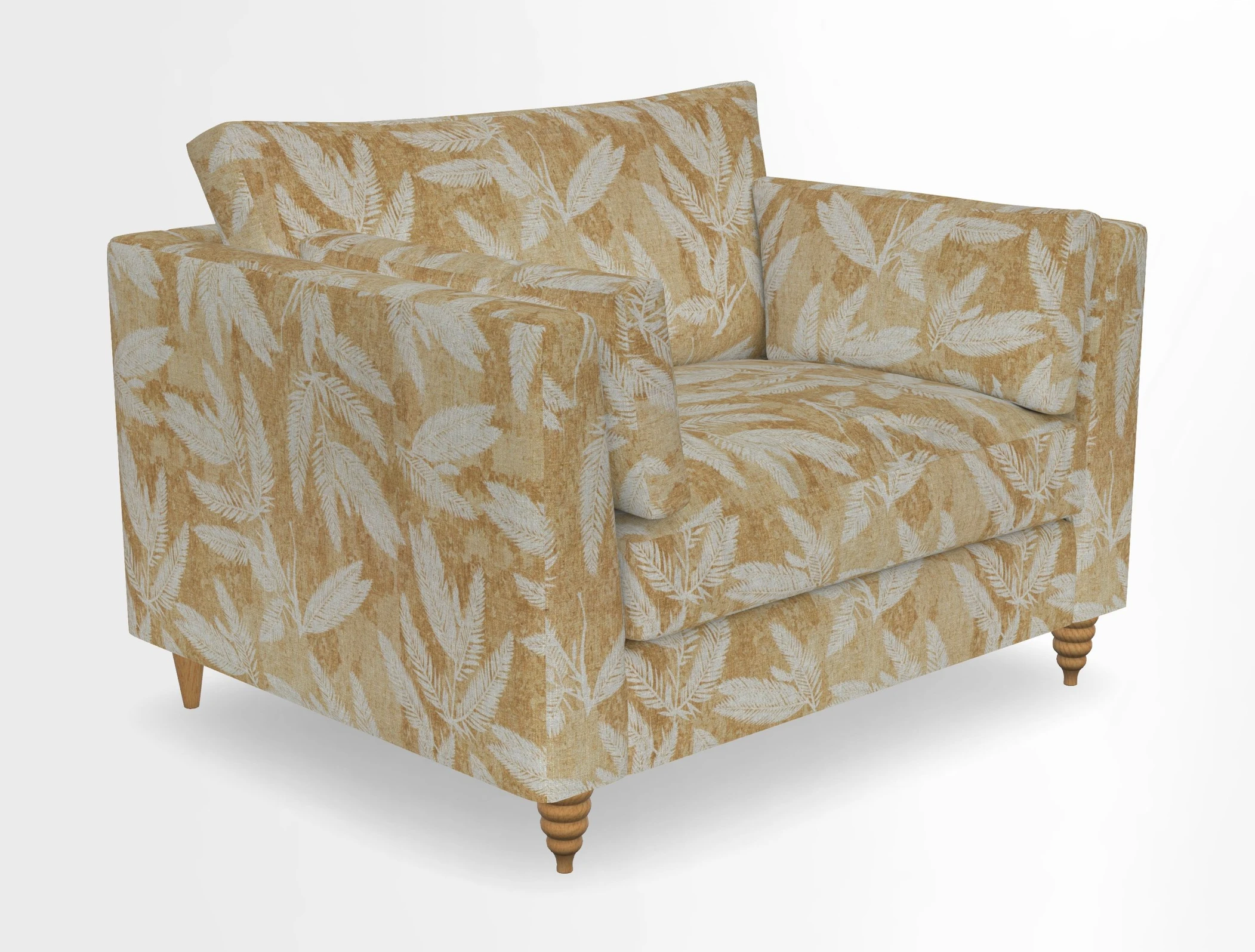 Saltdean snuggler in Linwood Tango Velvet Rosewood