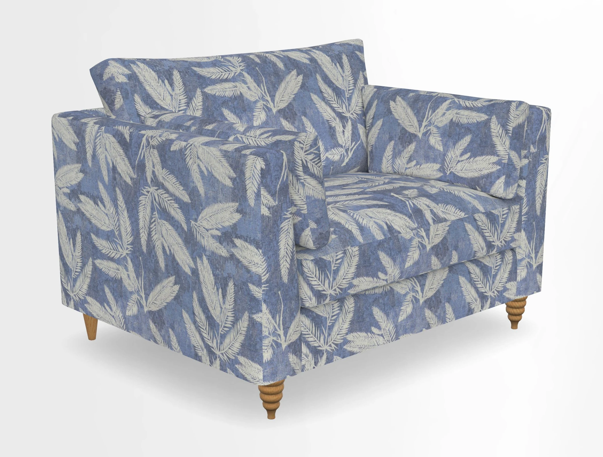 Saltdean snuggler in Linwood Tango Velvet Rosewood