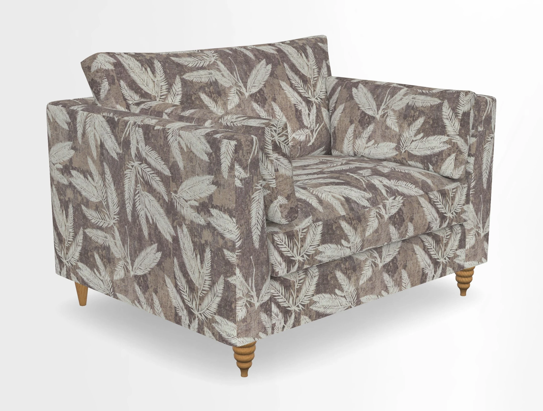 Saltdean snuggler in Linwood Tango Velvet Rosewood