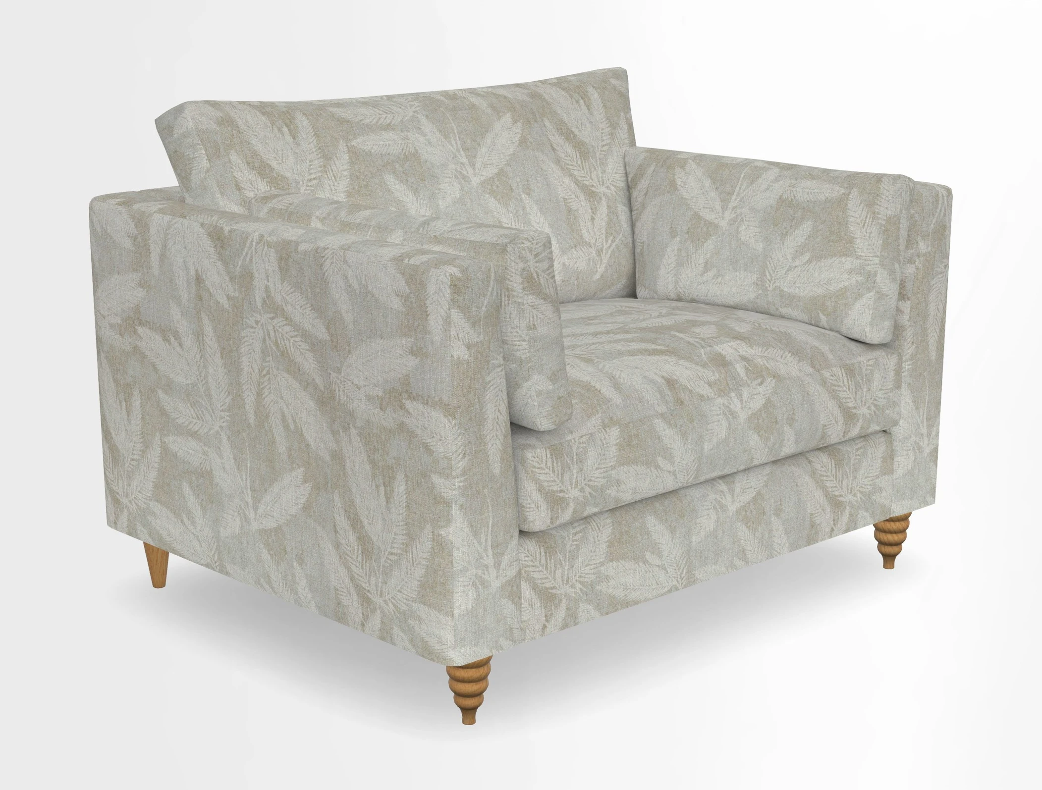 Saltdean snuggler in Linwood Tango Velvet Rosewood