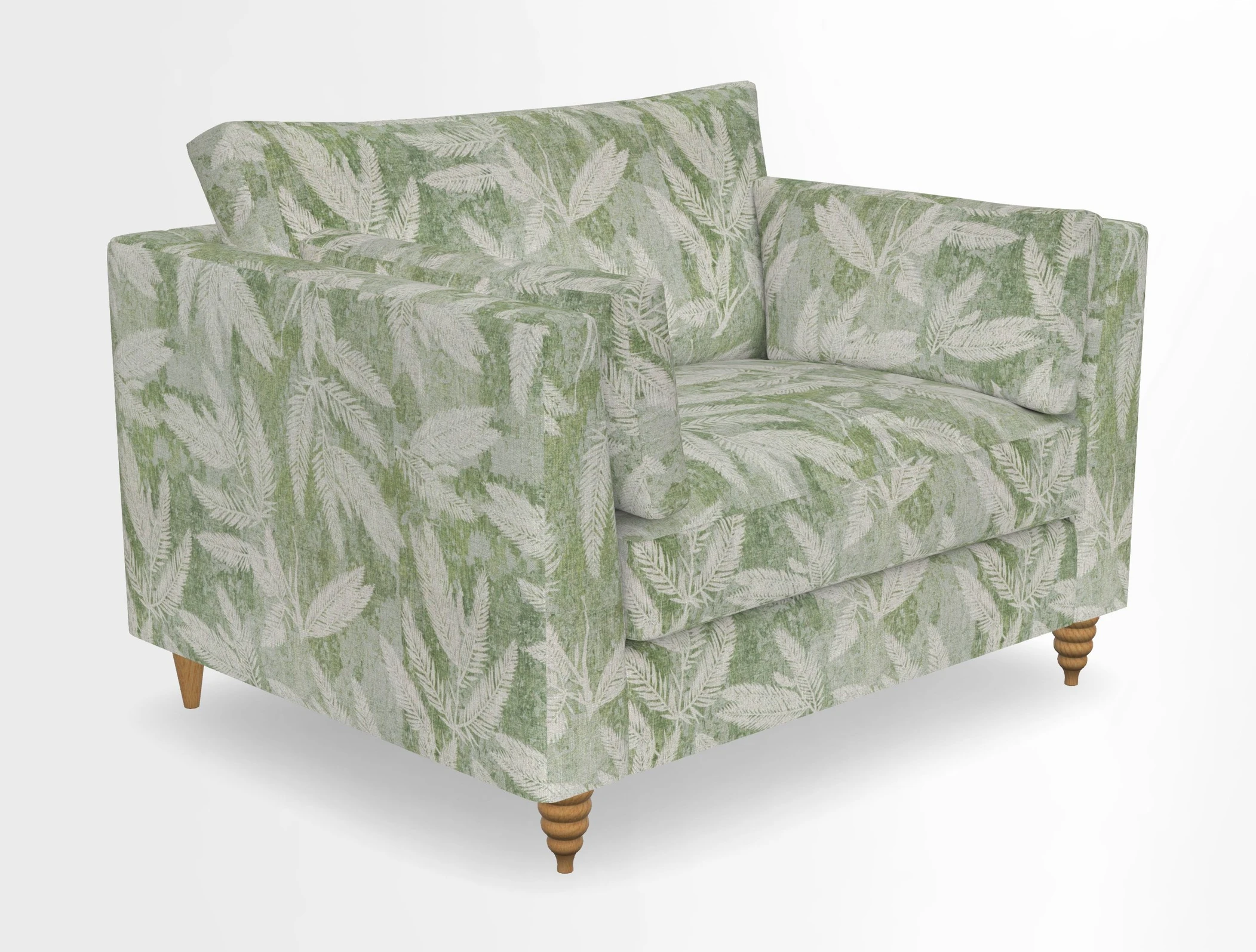 Saltdean snuggler in Linwood Tango Velvet Rosewood