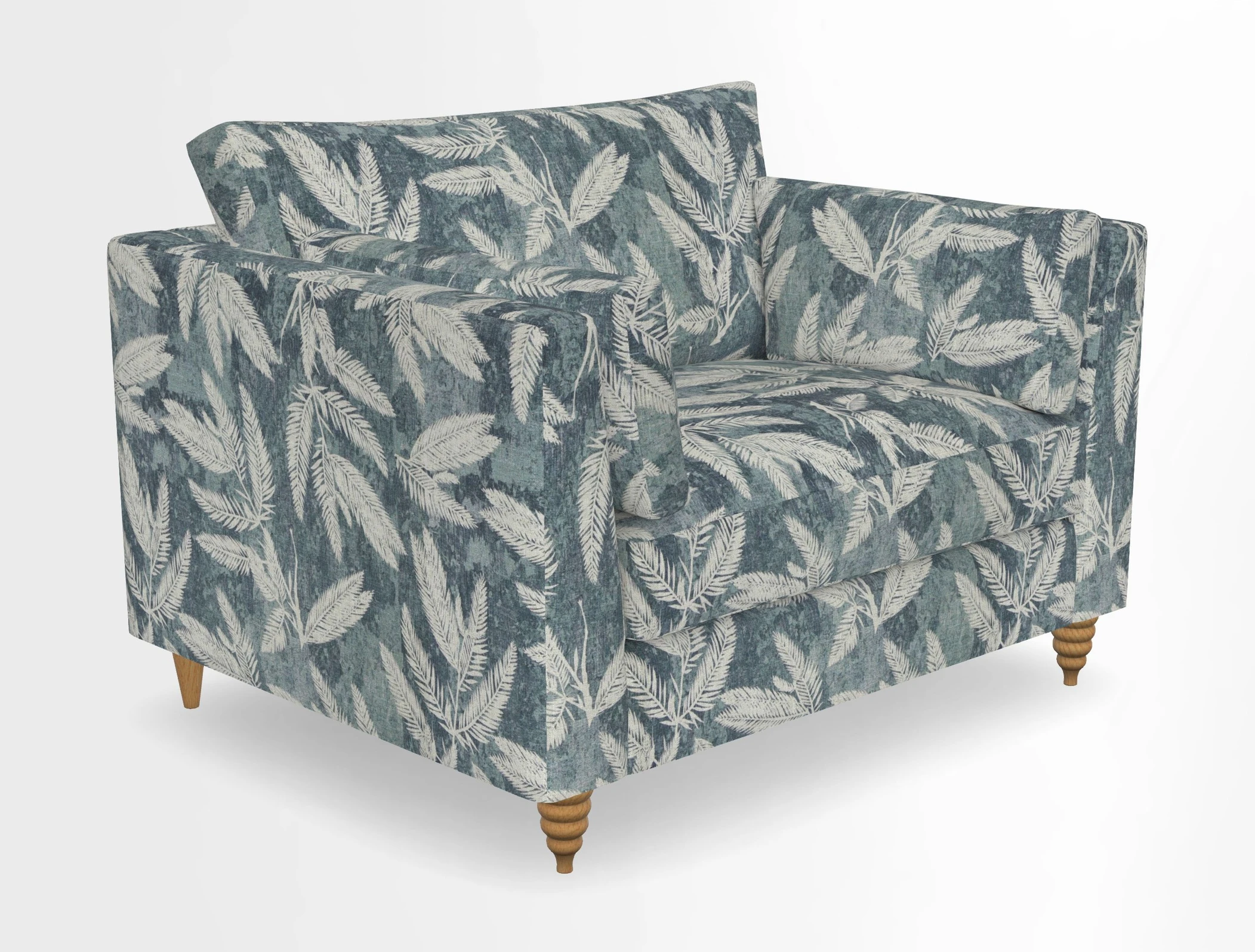 Saltdean snuggler in Linwood Tango Velvet Rosewood
