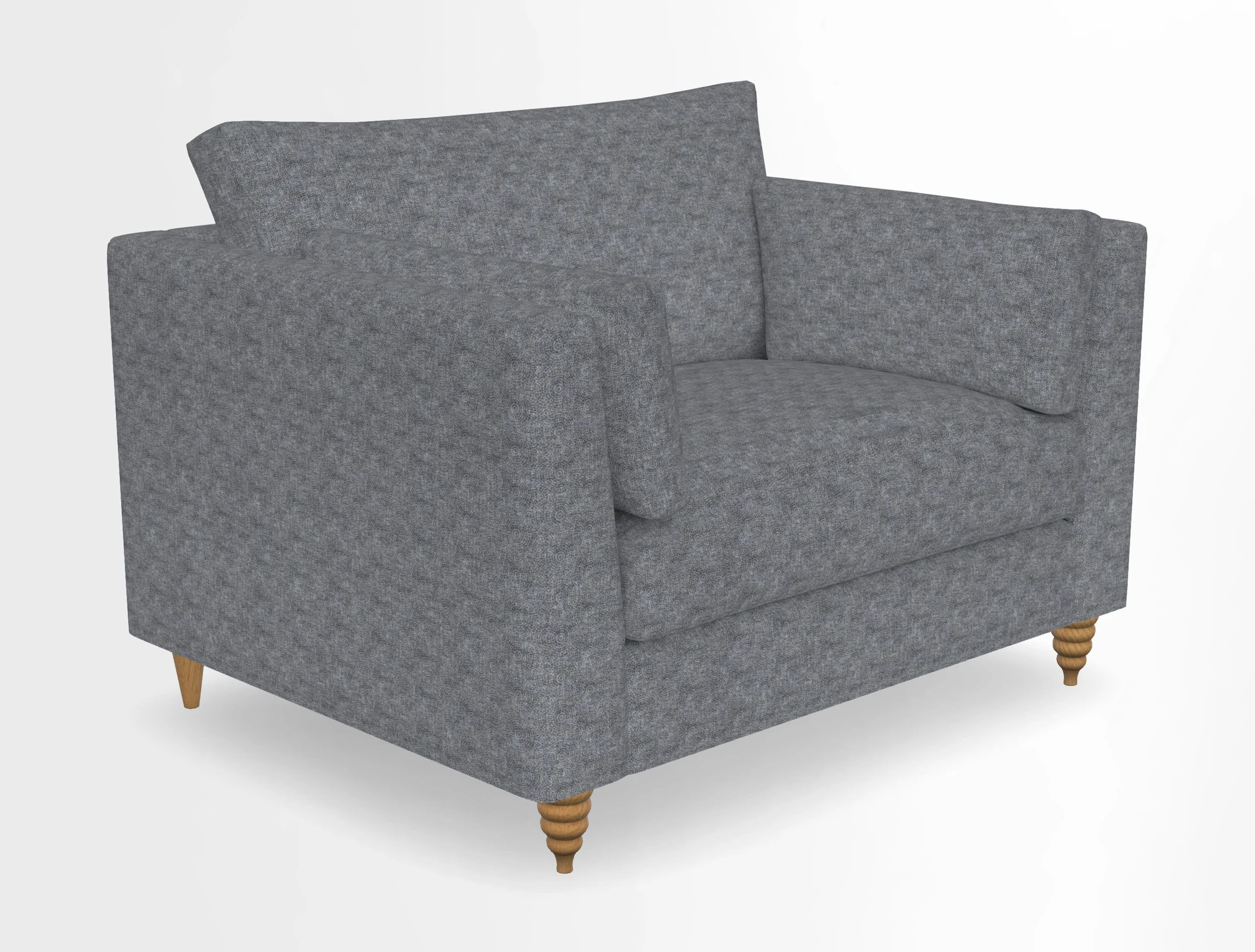 Saltdean snuggler in Linwood Tango Velvet Rosewood