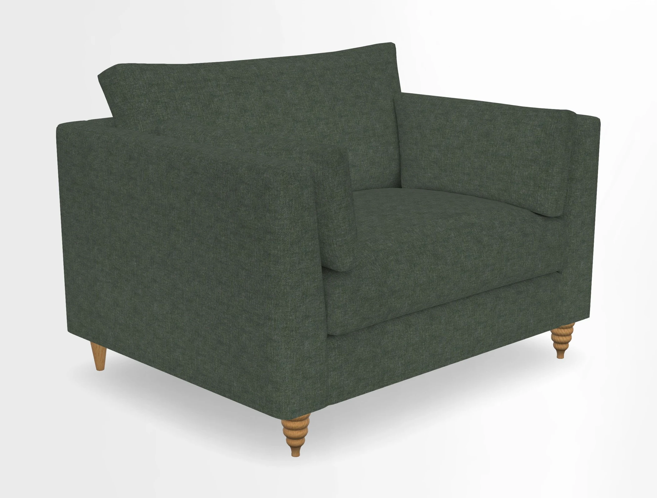 Saltdean snuggler in Linwood Tango Velvet Rosewood