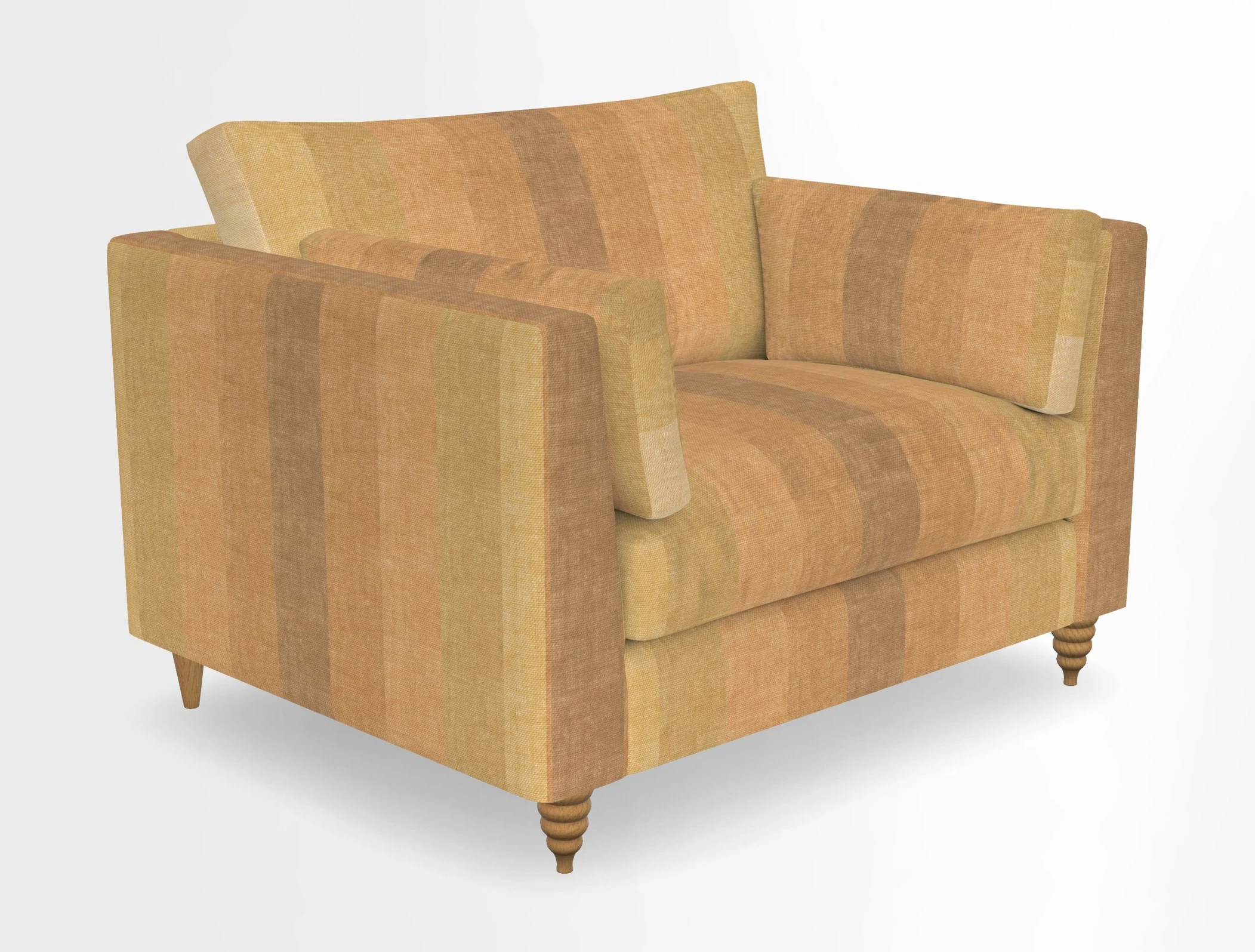 Saltdean snuggler in Linwood Tango Velvet Rosewood