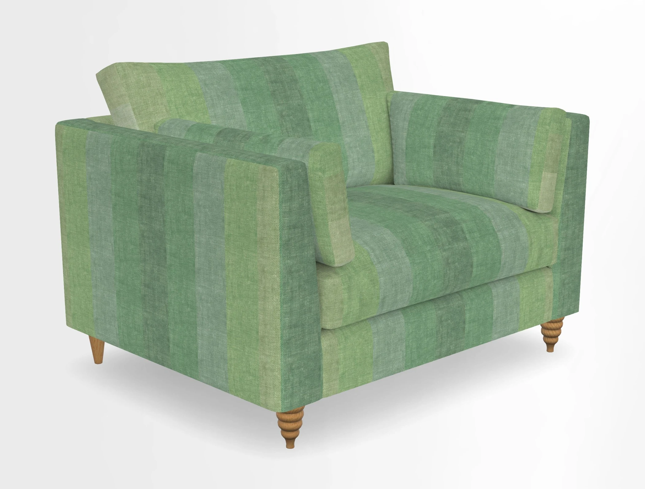 Saltdean snuggler in Linwood Tango Velvet Rosewood