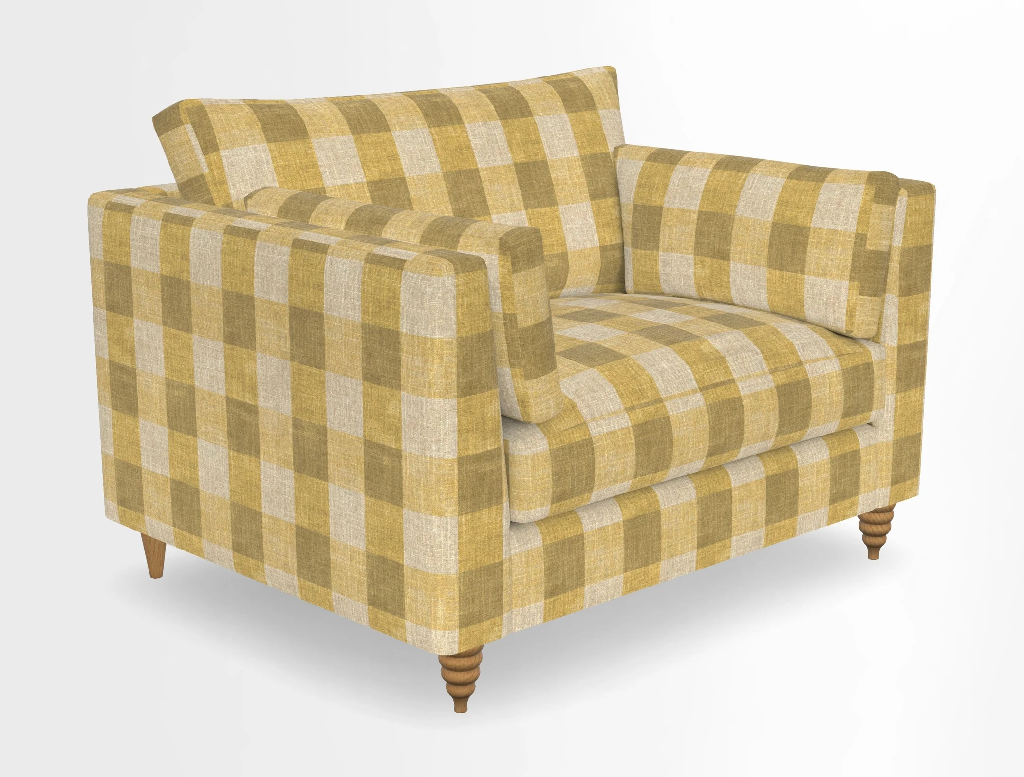 Saltdean snuggler in Linwood Tango Velvet Rosewood
