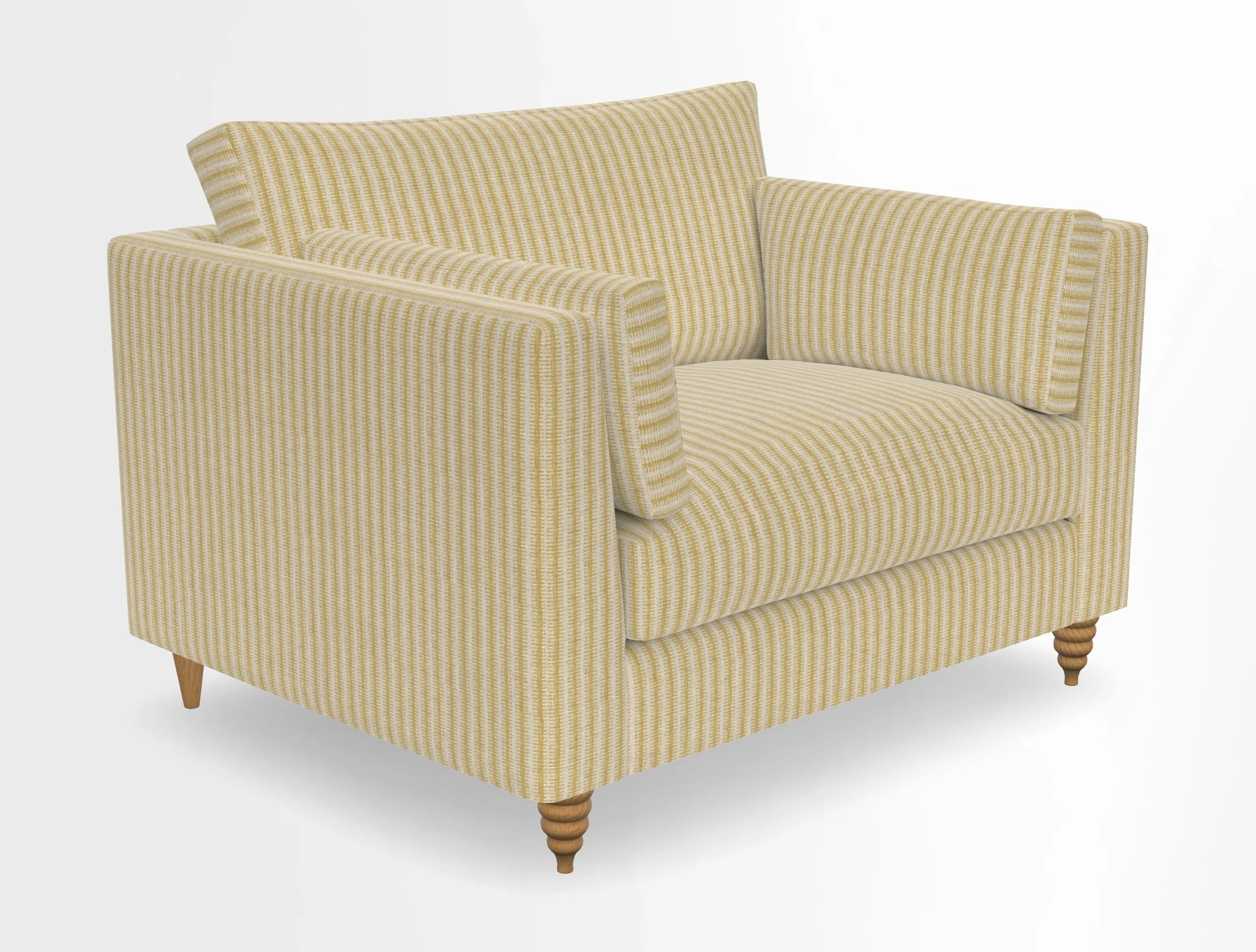 Saltdean snuggler in Linwood Tango Velvet Rosewood