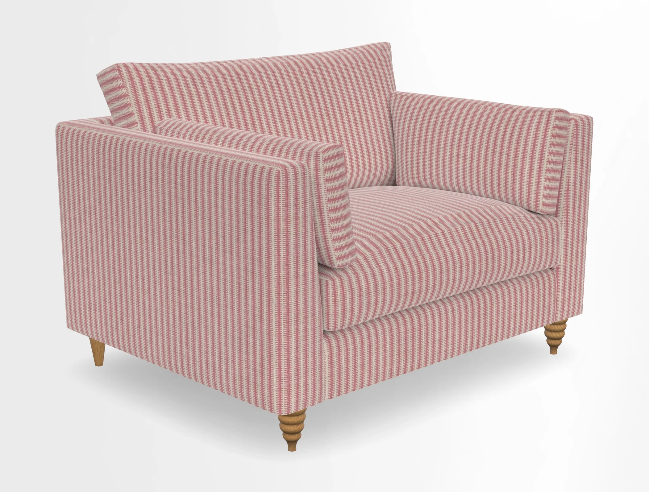 Saltdean snuggler in Linwood Tango Velvet Rosewood