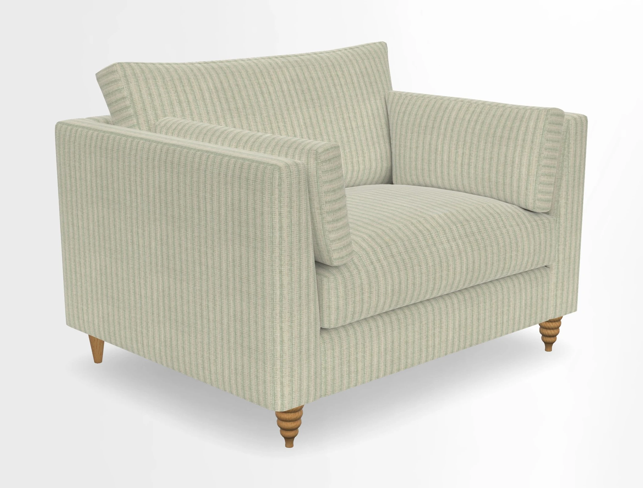 Saltdean snuggler in Linwood Tango Velvet Rosewood