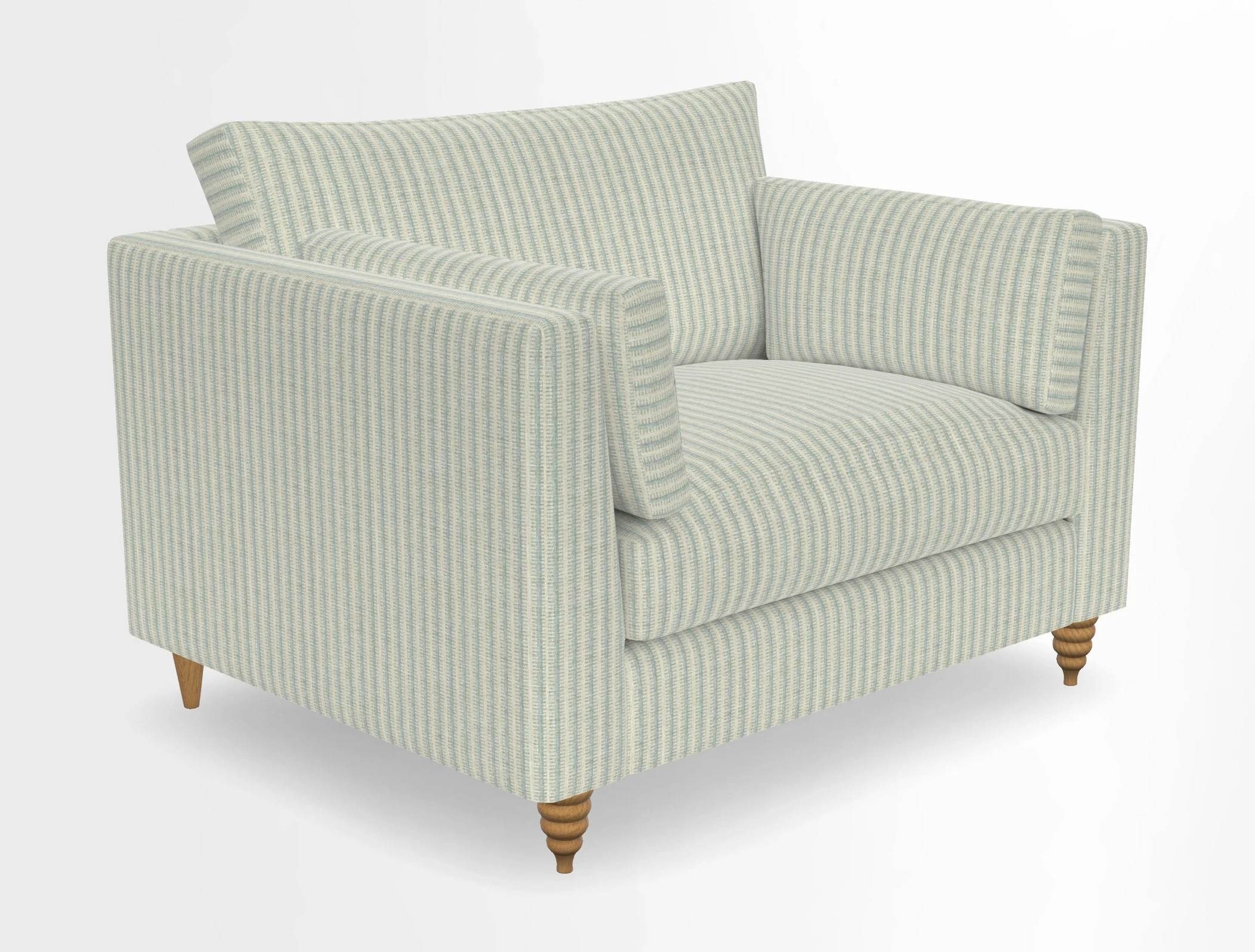 Saltdean snuggler in Linwood Tango Velvet Rosewood