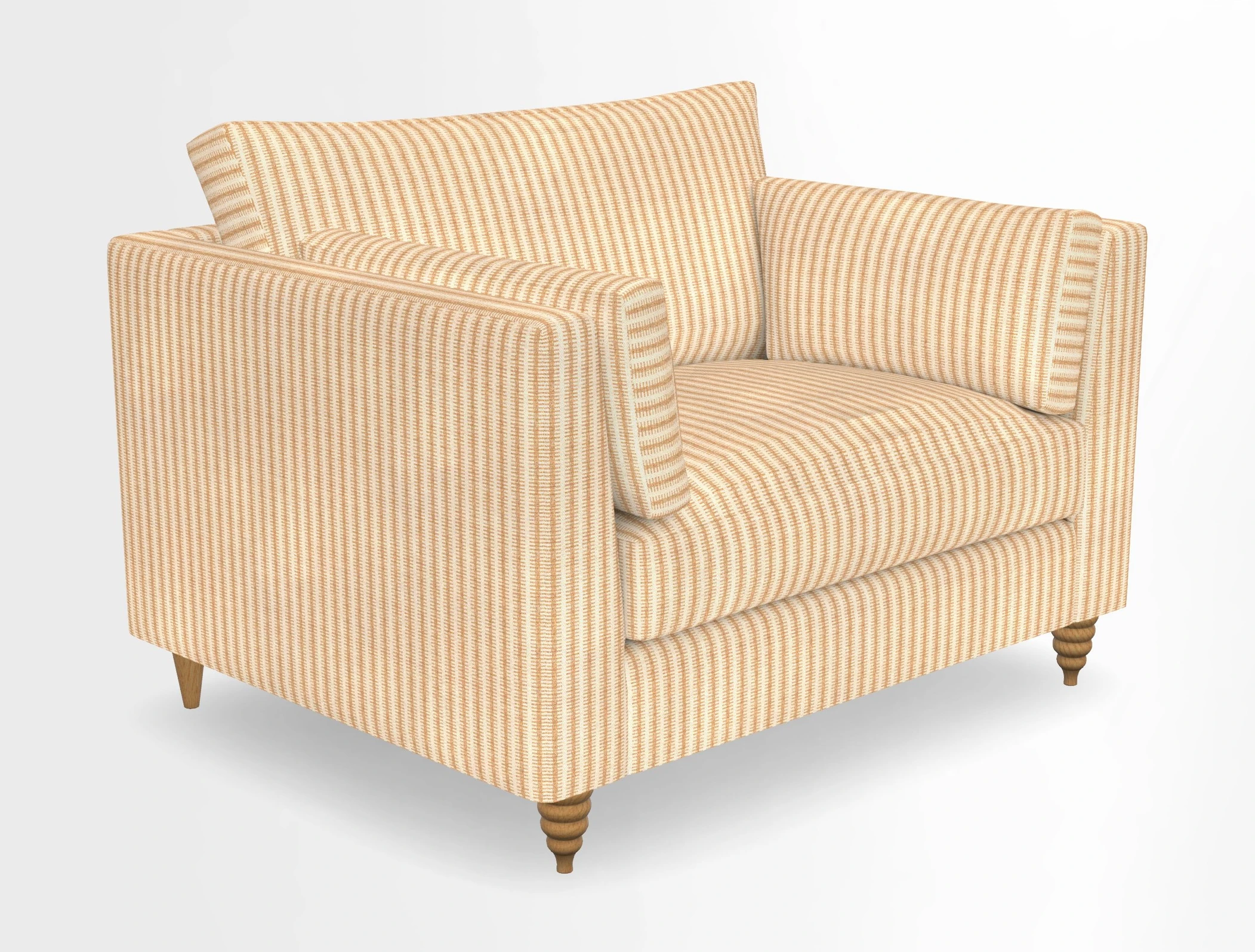Saltdean snuggler in Linwood Tango Velvet Rosewood