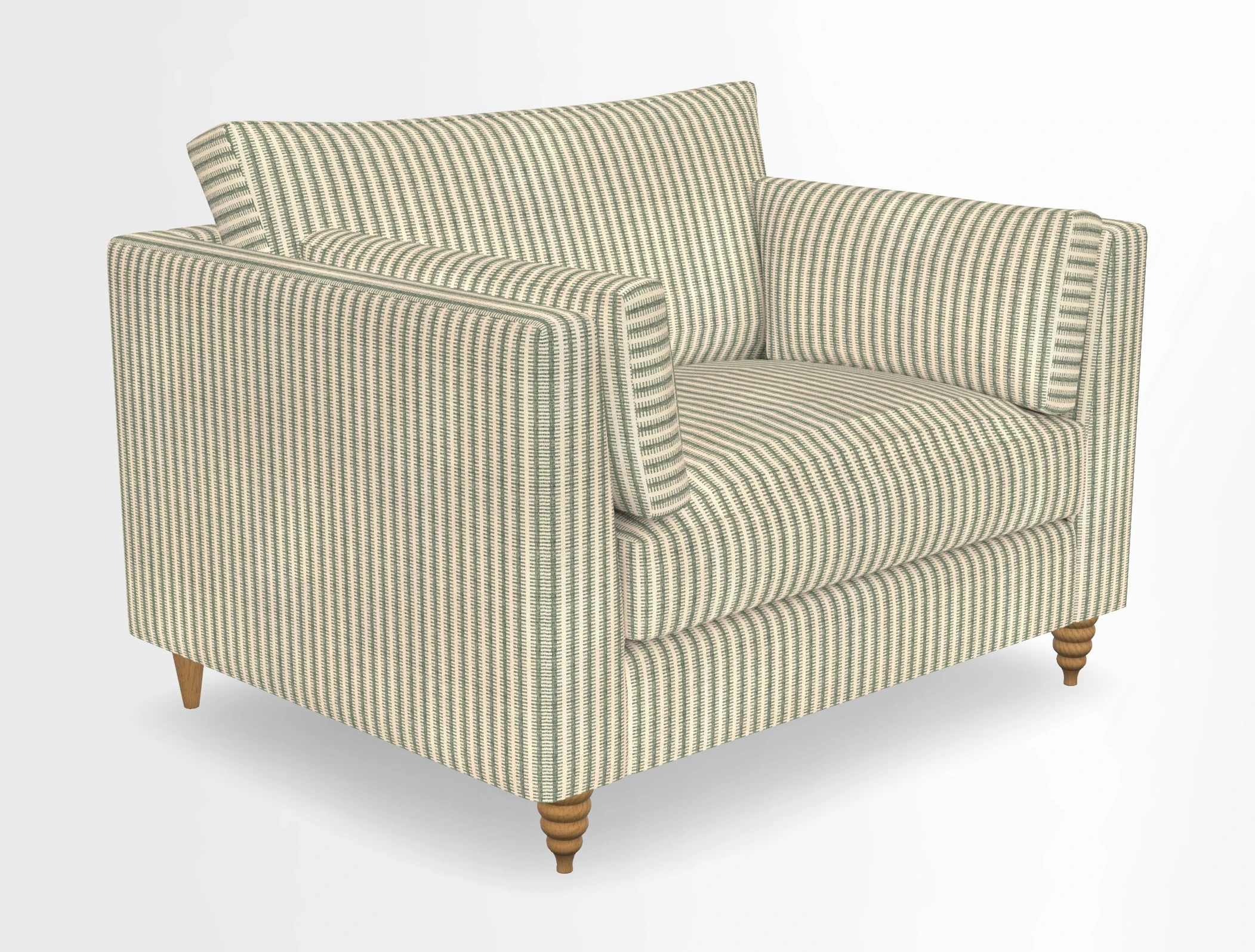 Saltdean snuggler in Linwood Tango Velvet Rosewood