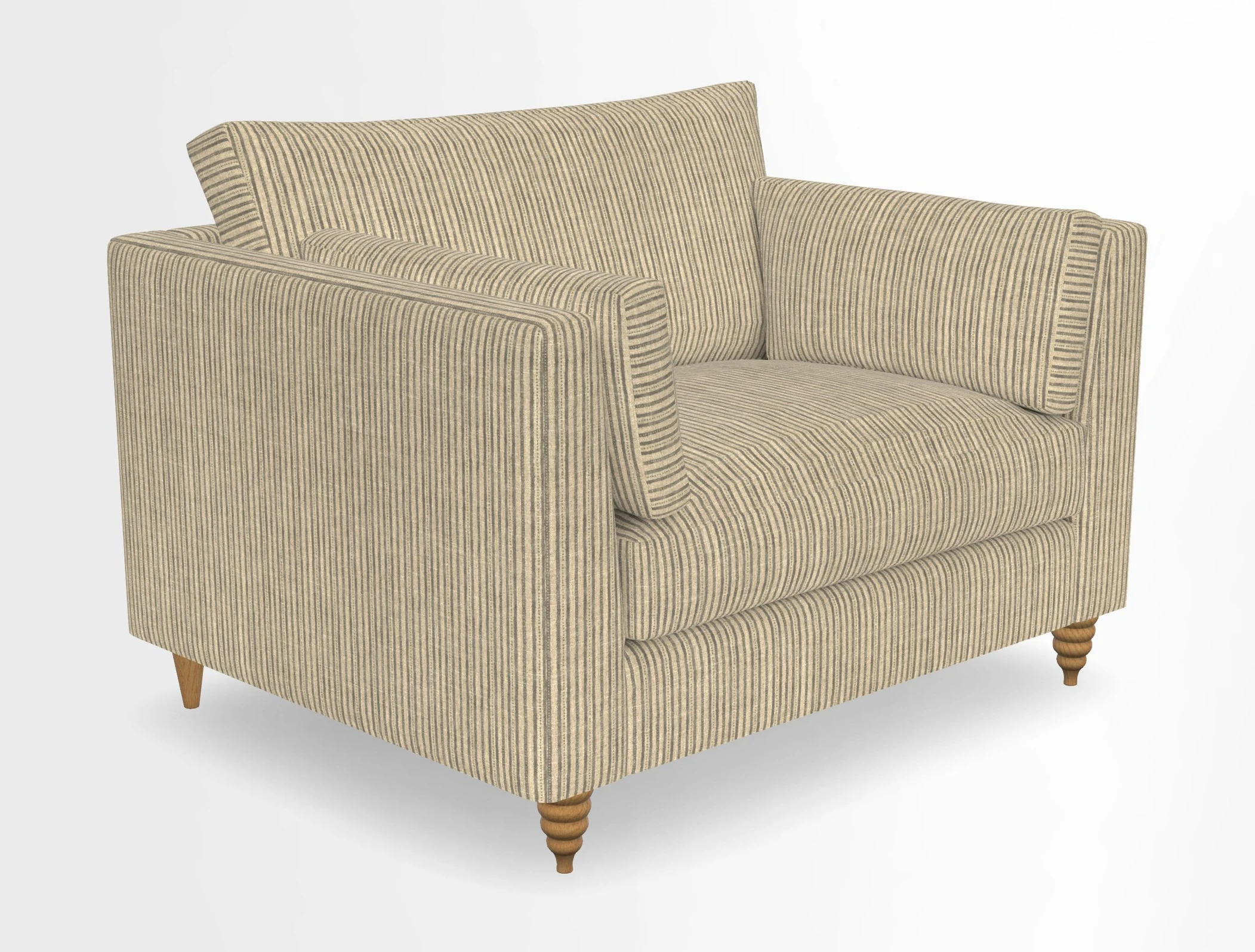 Saltdean snuggler in Linwood Tango Velvet Rosewood