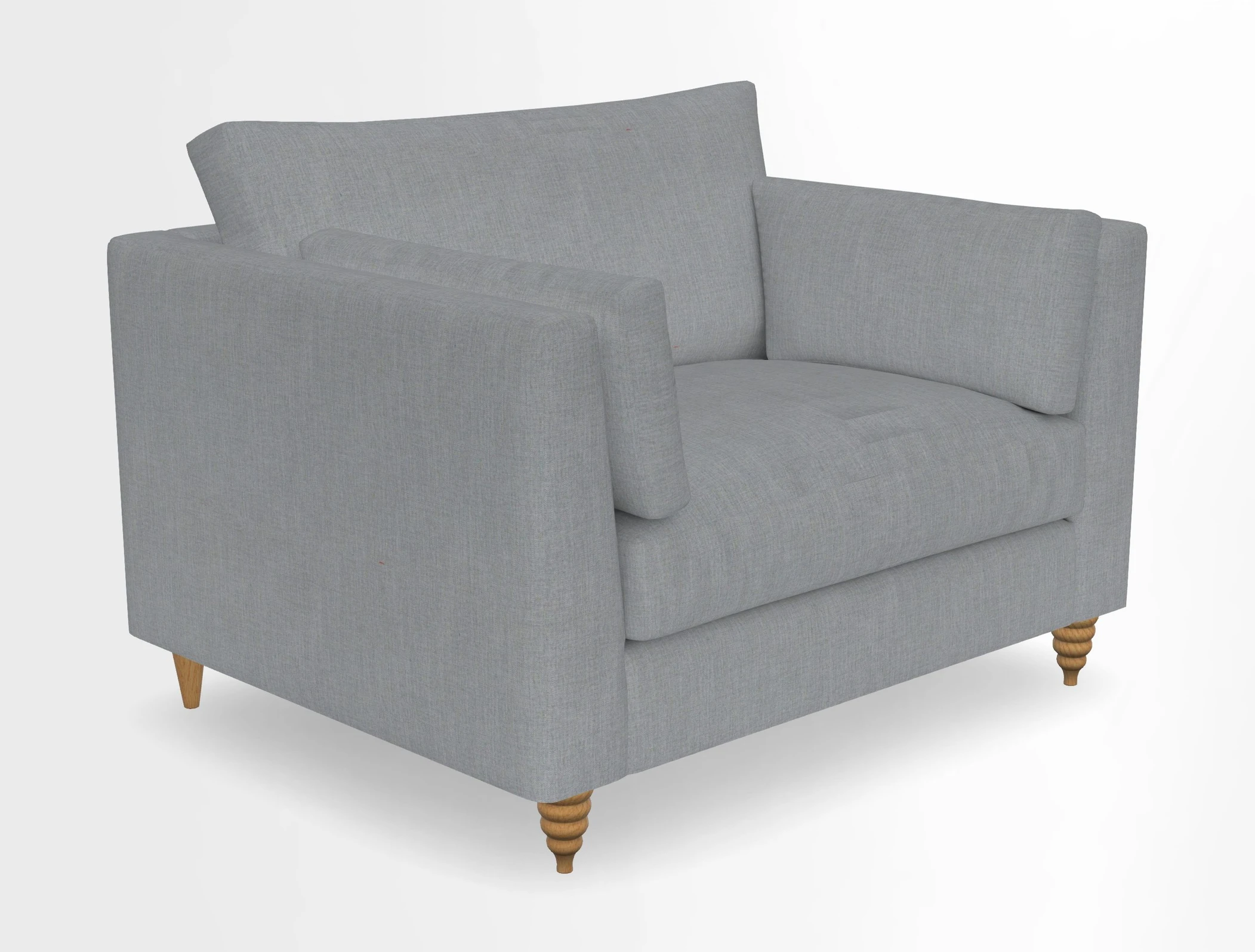 Saltdean snuggler in Linwood Tango Velvet Rosewood