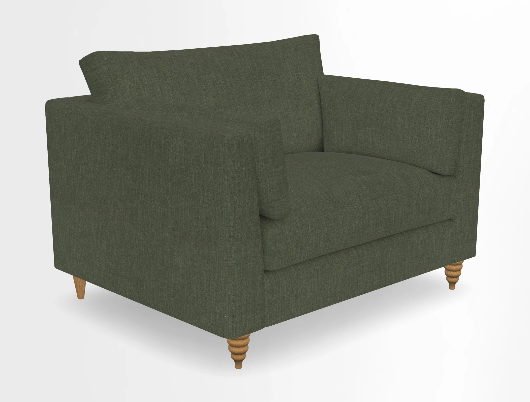 Saltdean snuggler in Linwood Tango Velvet Rosewood