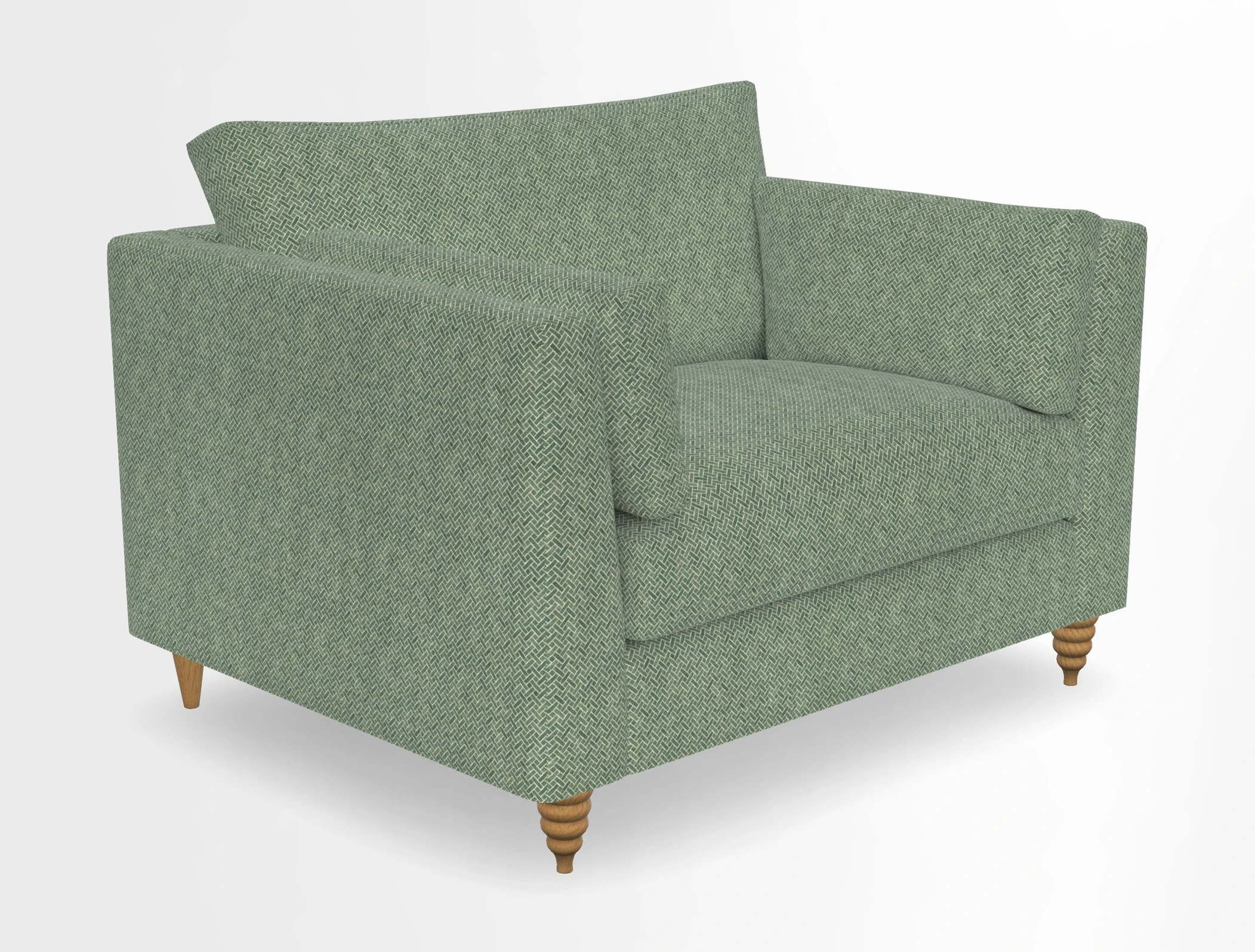 Saltdean snuggler in Linwood Tango Velvet Rosewood