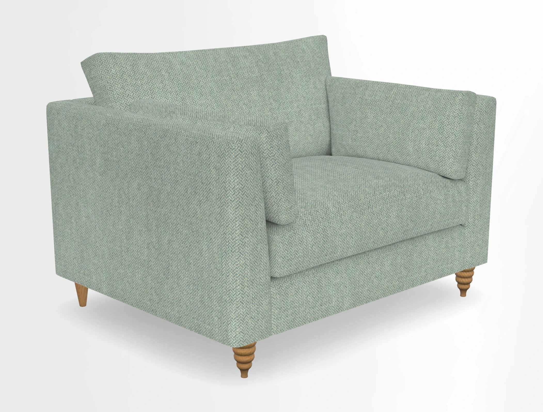 Saltdean snuggler in Linwood Tango Velvet Rosewood