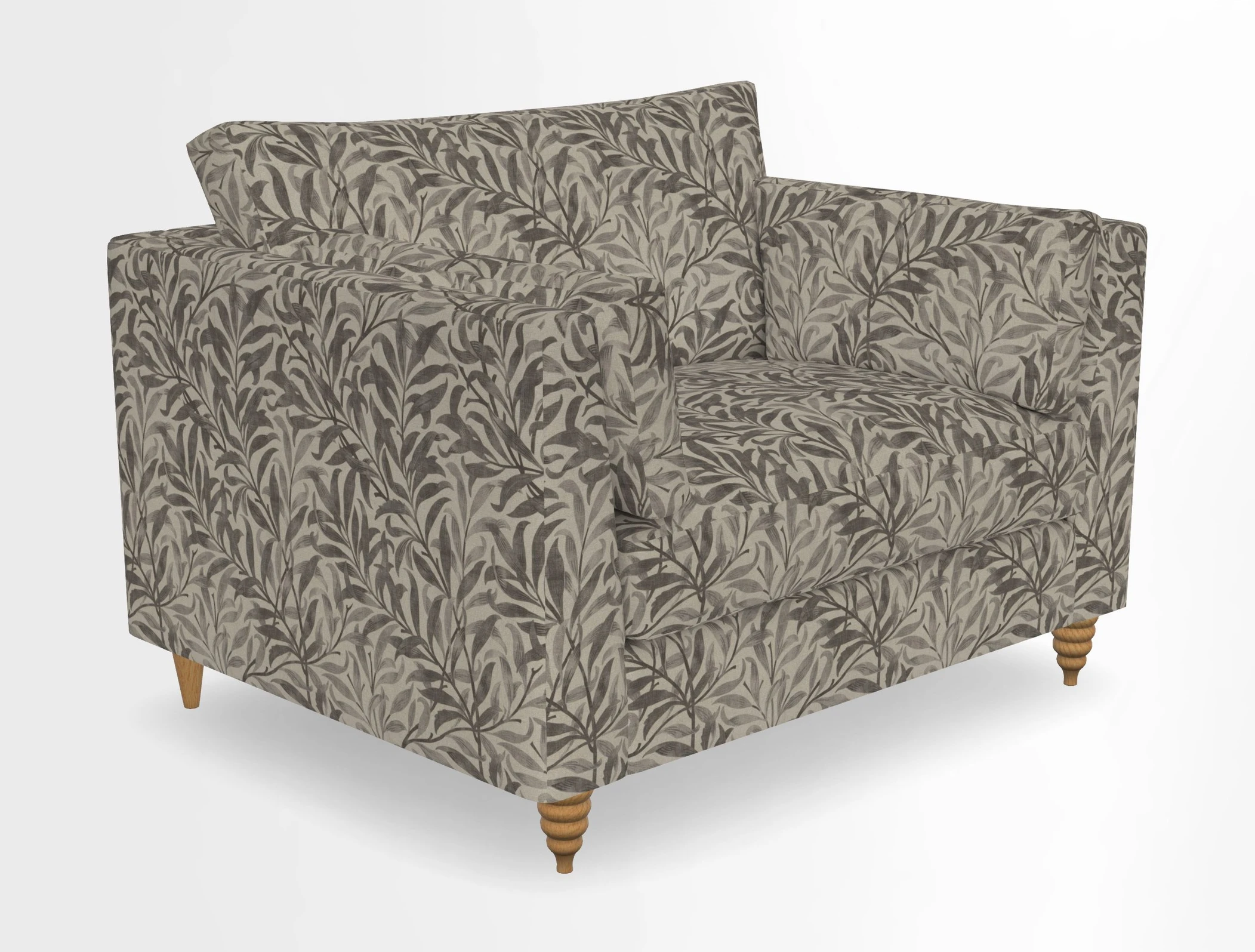 Saltdean snuggler in Linwood Tango Velvet Rosewood