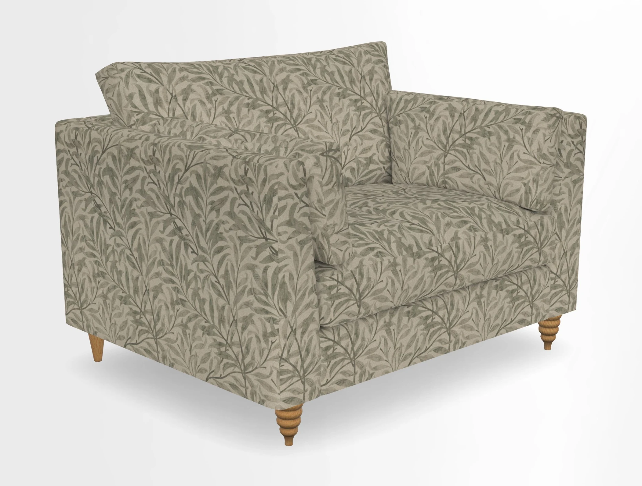 Saltdean snuggler in Linwood Tango Velvet Rosewood