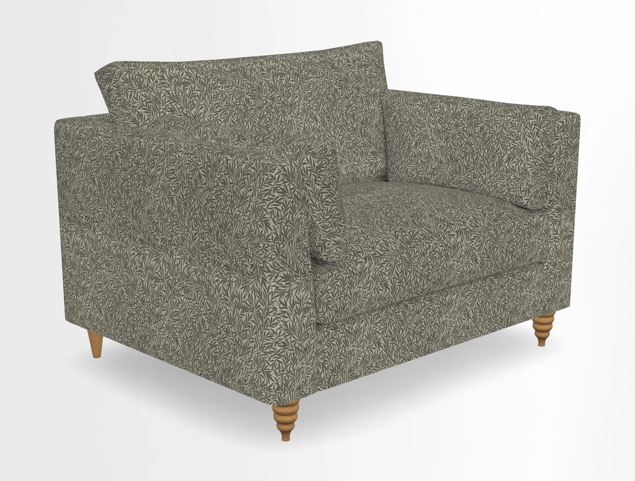 Saltdean snuggler in Linwood Tango Velvet Rosewood