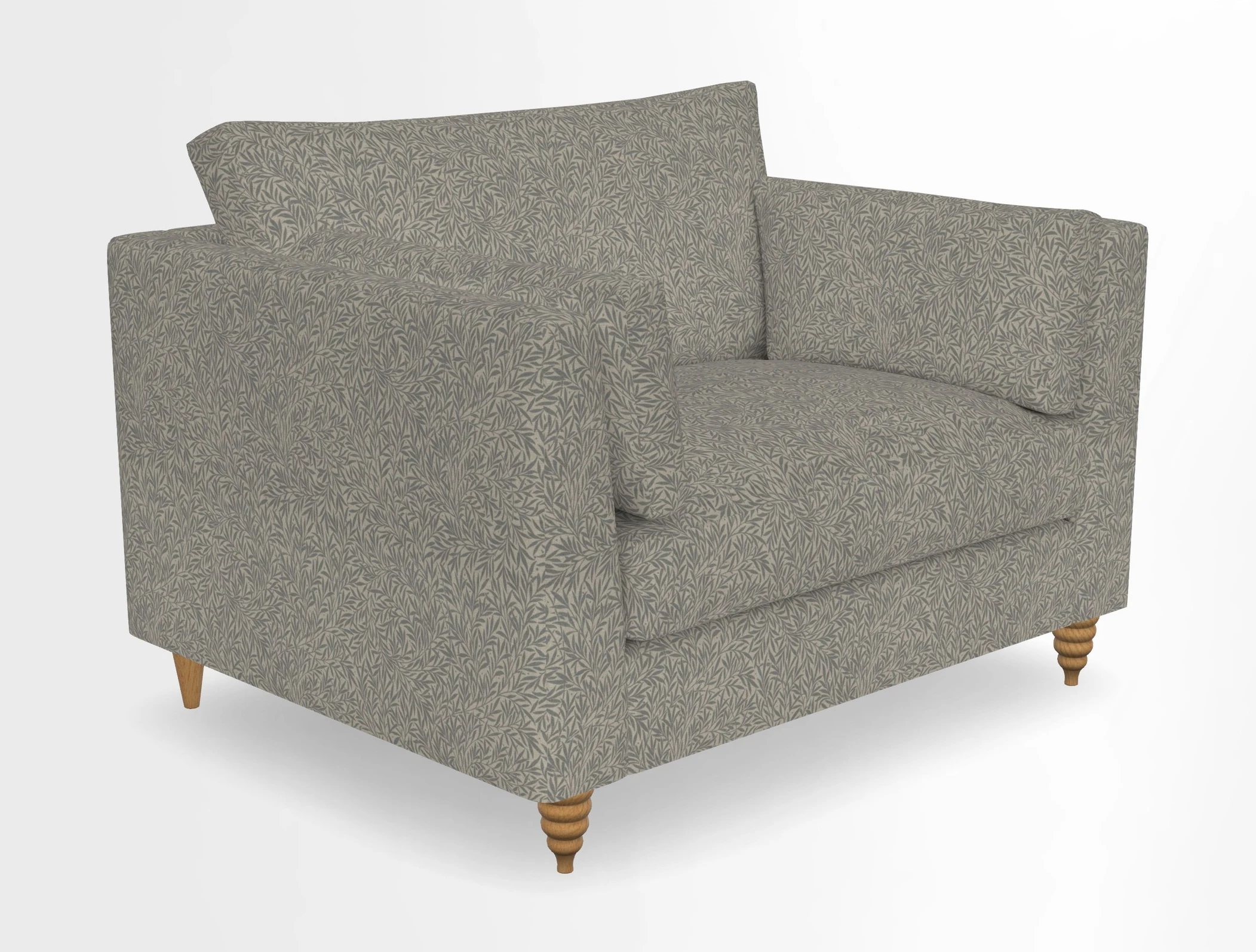 Saltdean snuggler in Linwood Tango Velvet Rosewood