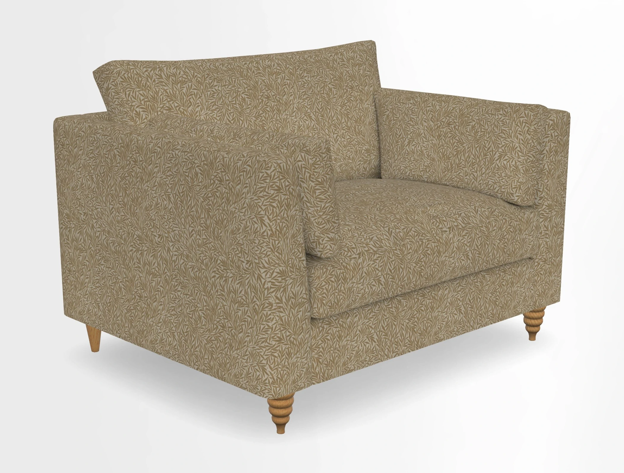 Saltdean snuggler in Linwood Tango Velvet Rosewood
