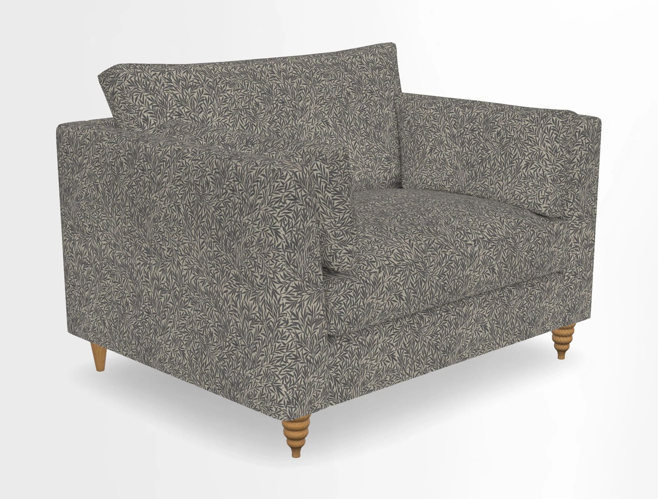 Saltdean snuggler in Linwood Tango Velvet Rosewood