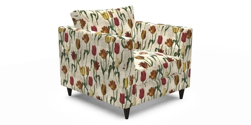 Saltdean Chair in Two Tone Plain Biscuit