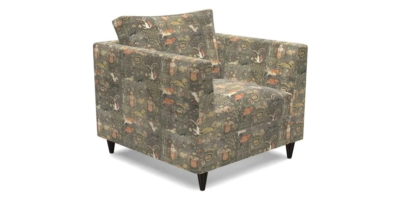 Saltdean Chair in Two Tone Plain Biscuit