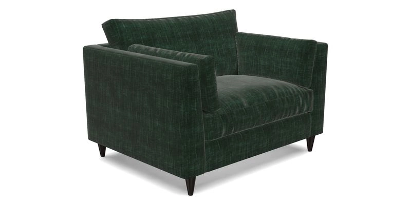 Saltdean Snuggler in Linwood Tango Velvet Rosewood