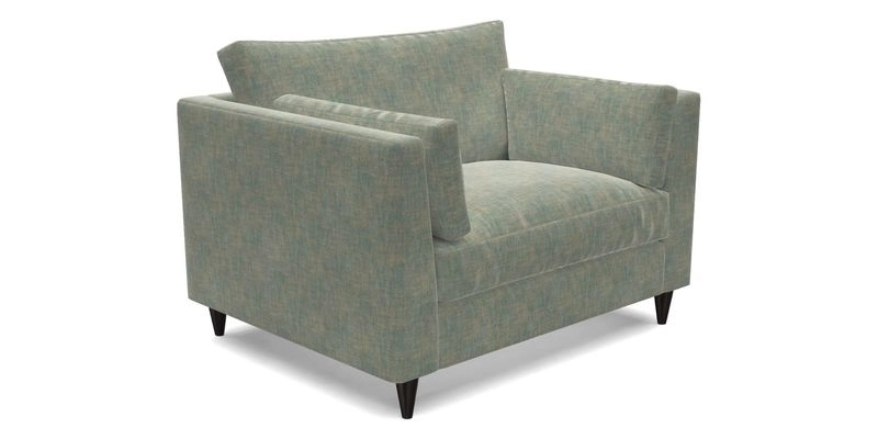 Saltdean Snuggler in Linwood Tango Velvet Rosewood