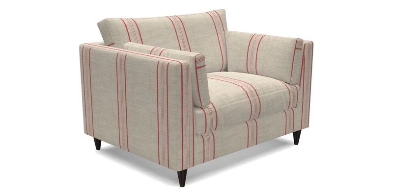 Saltdean Snuggler in Linwood Tango Velvet Rosewood