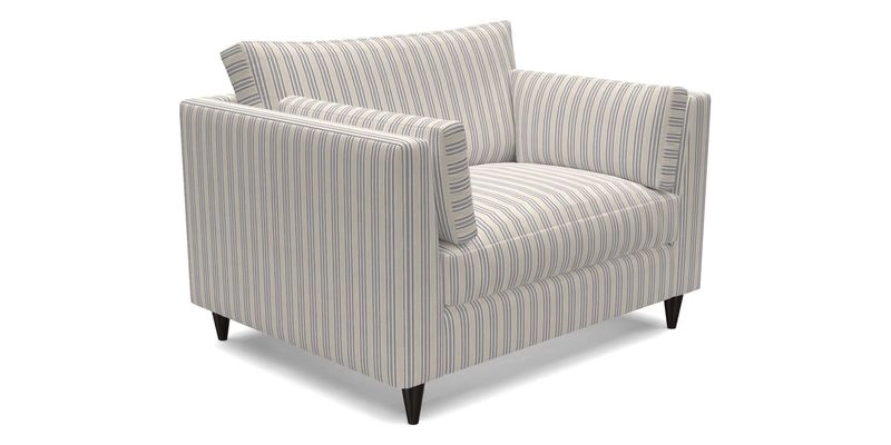 Saltdean Snuggler in Linwood Tango Velvet Rosewood