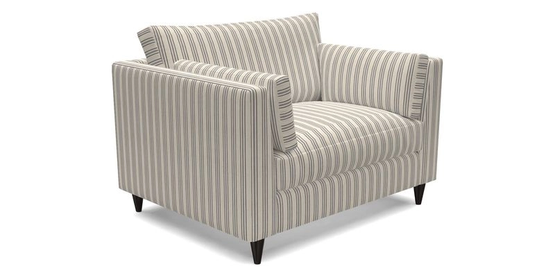 Saltdean Snuggler in Linwood Tango Velvet Rosewood